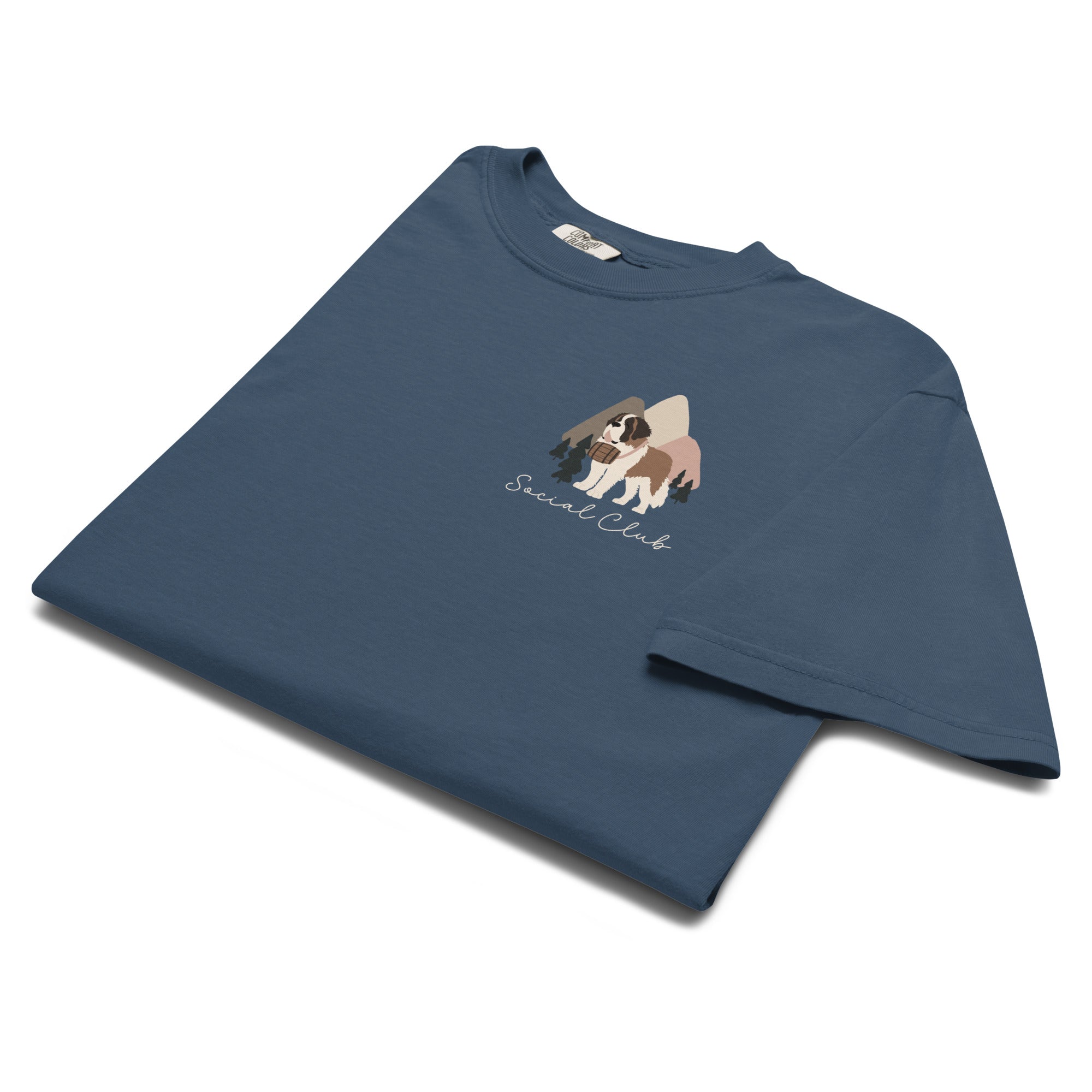 Saint Bernard Social Club Back T-Shirt - Darks