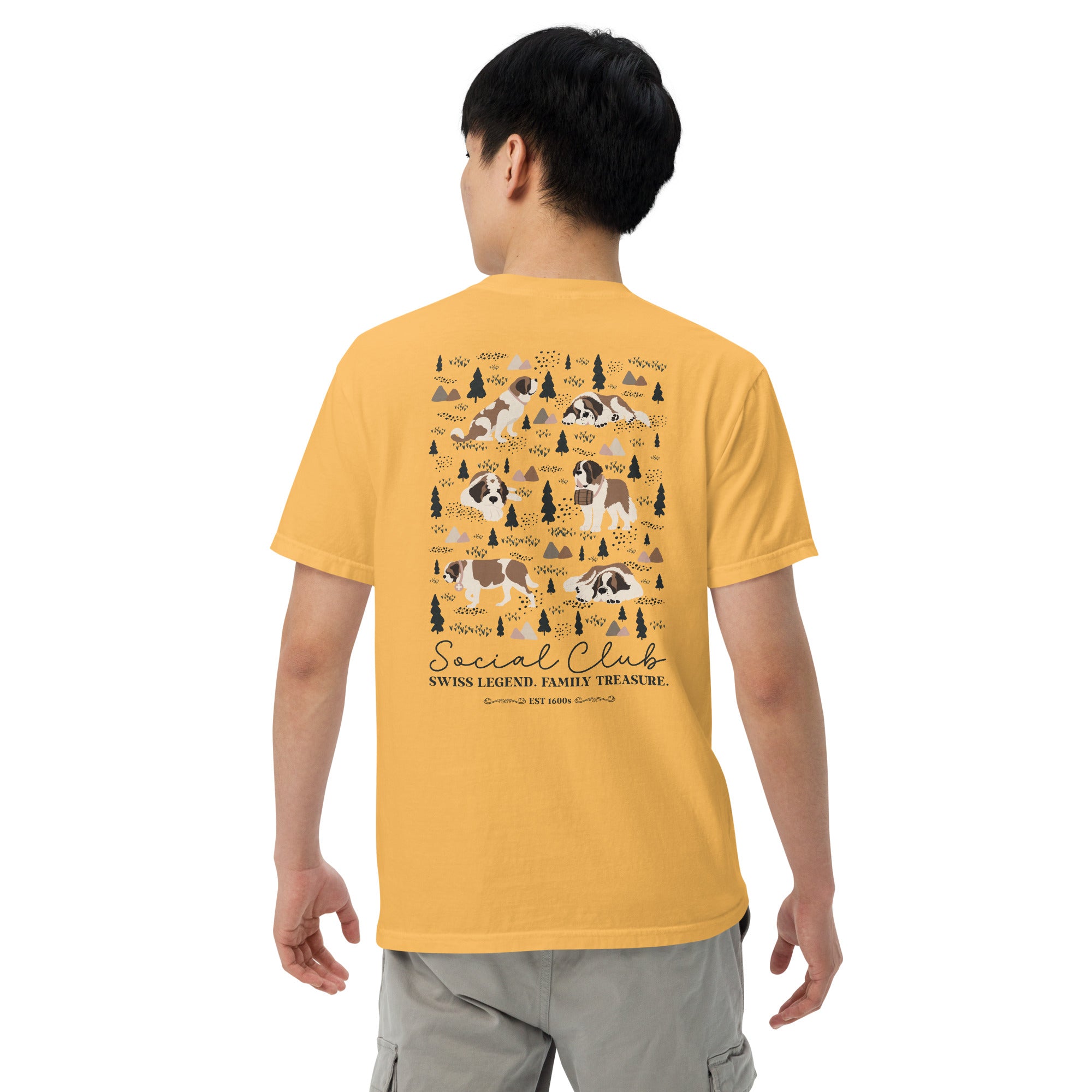 Saint Bernard Social Club Back T-Shirt - Lights