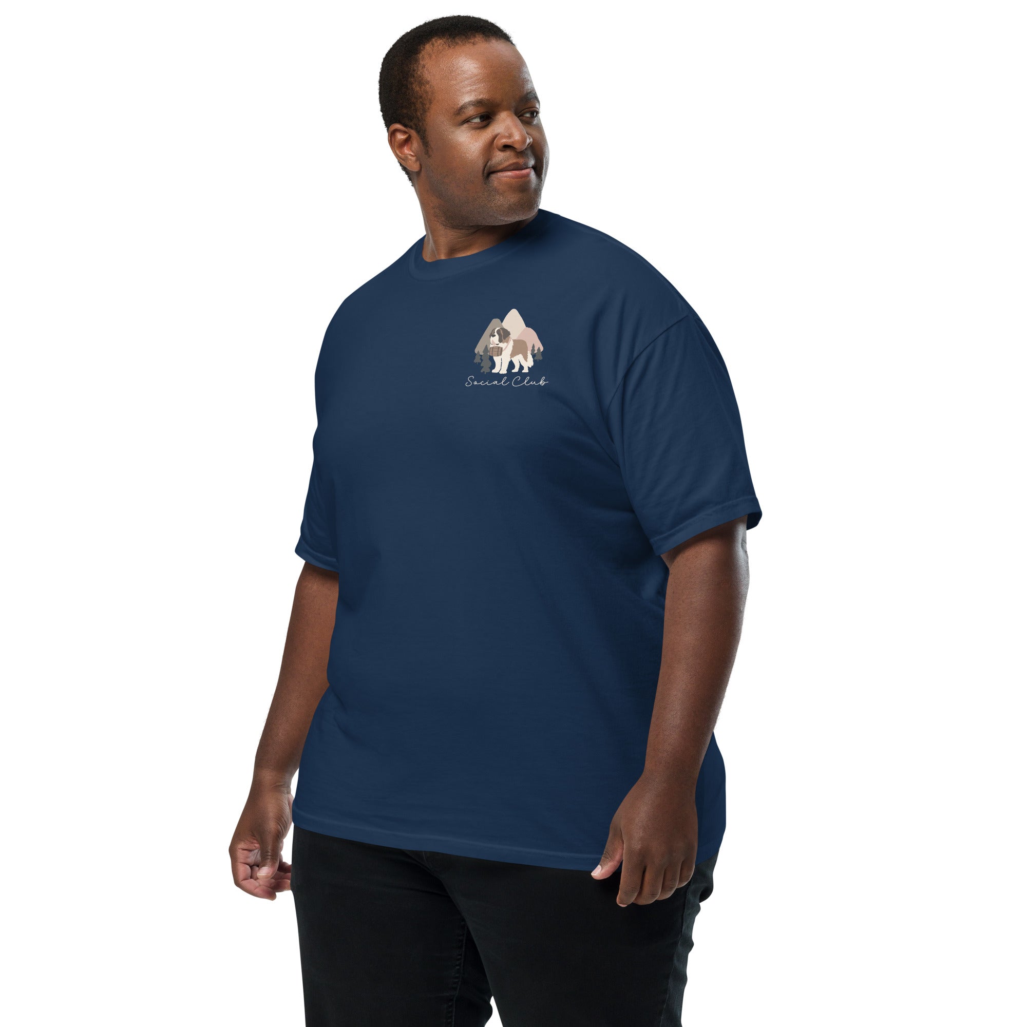 Saint Bernard Social Club Back T-Shirt - Darks