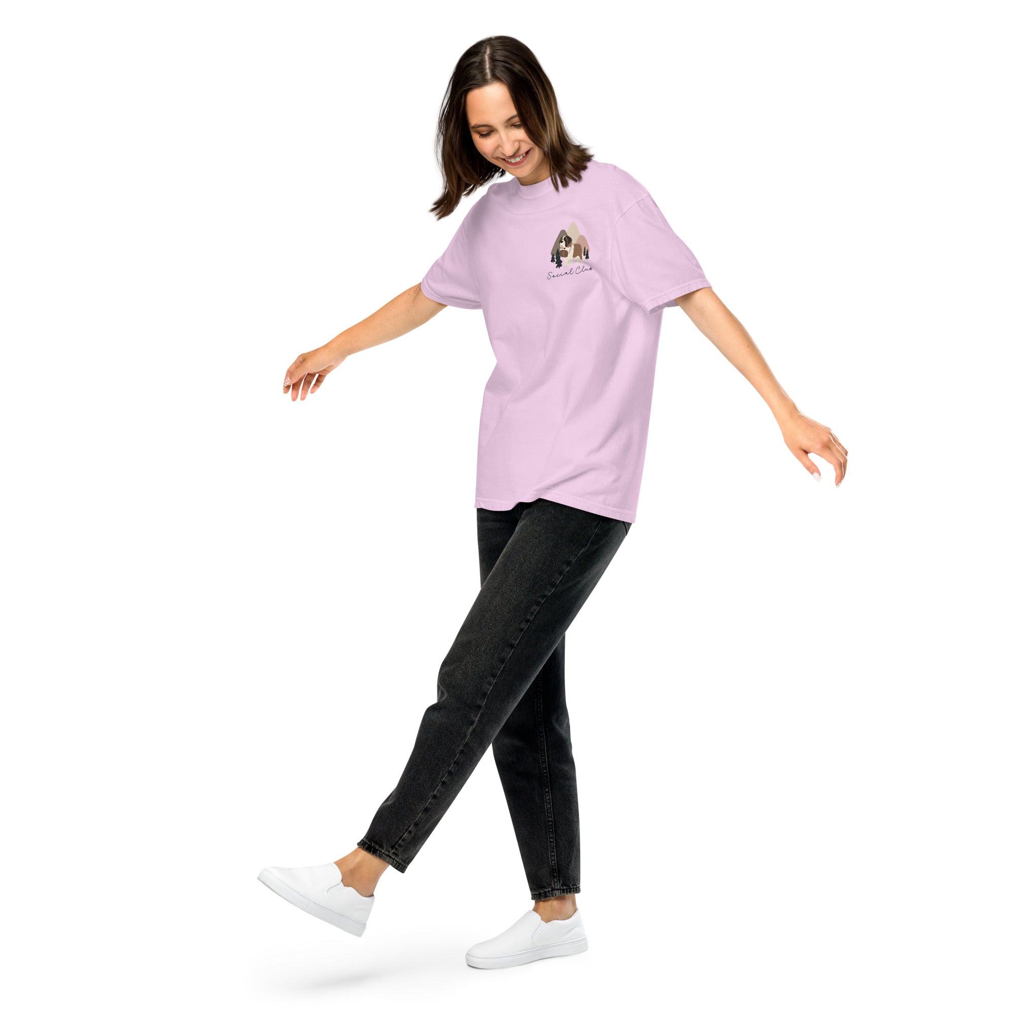 Saint Bernard Social Club Back T-Shirt - Lights