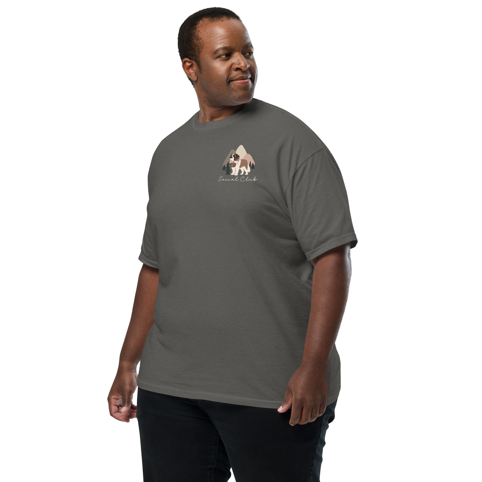 Saint Bernard Social Club Back T-Shirt - Darks