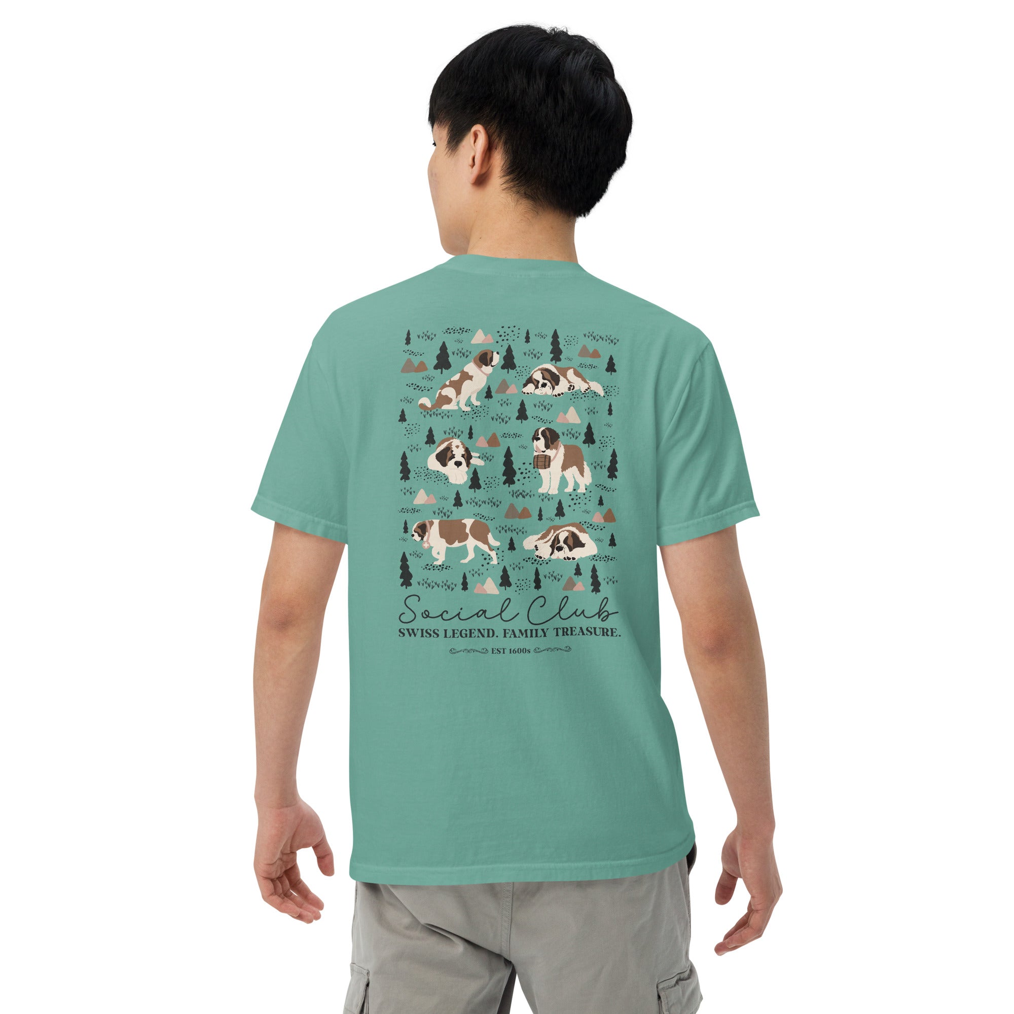 Saint Bernard Social Club Back T-Shirt - Lights