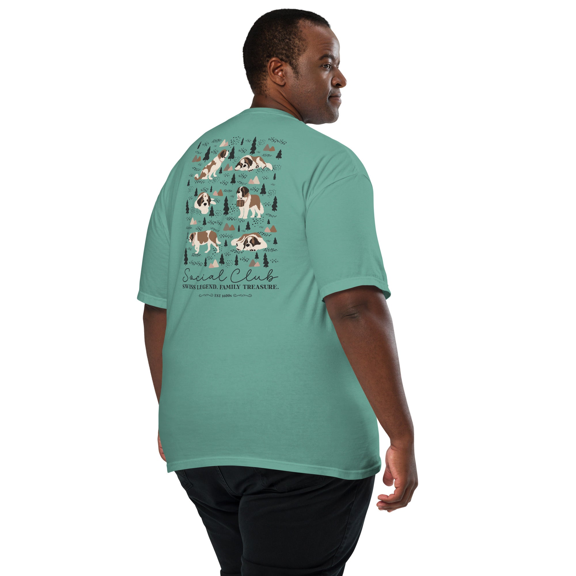 Saint Bernard Social Club Back T-Shirt - Lights