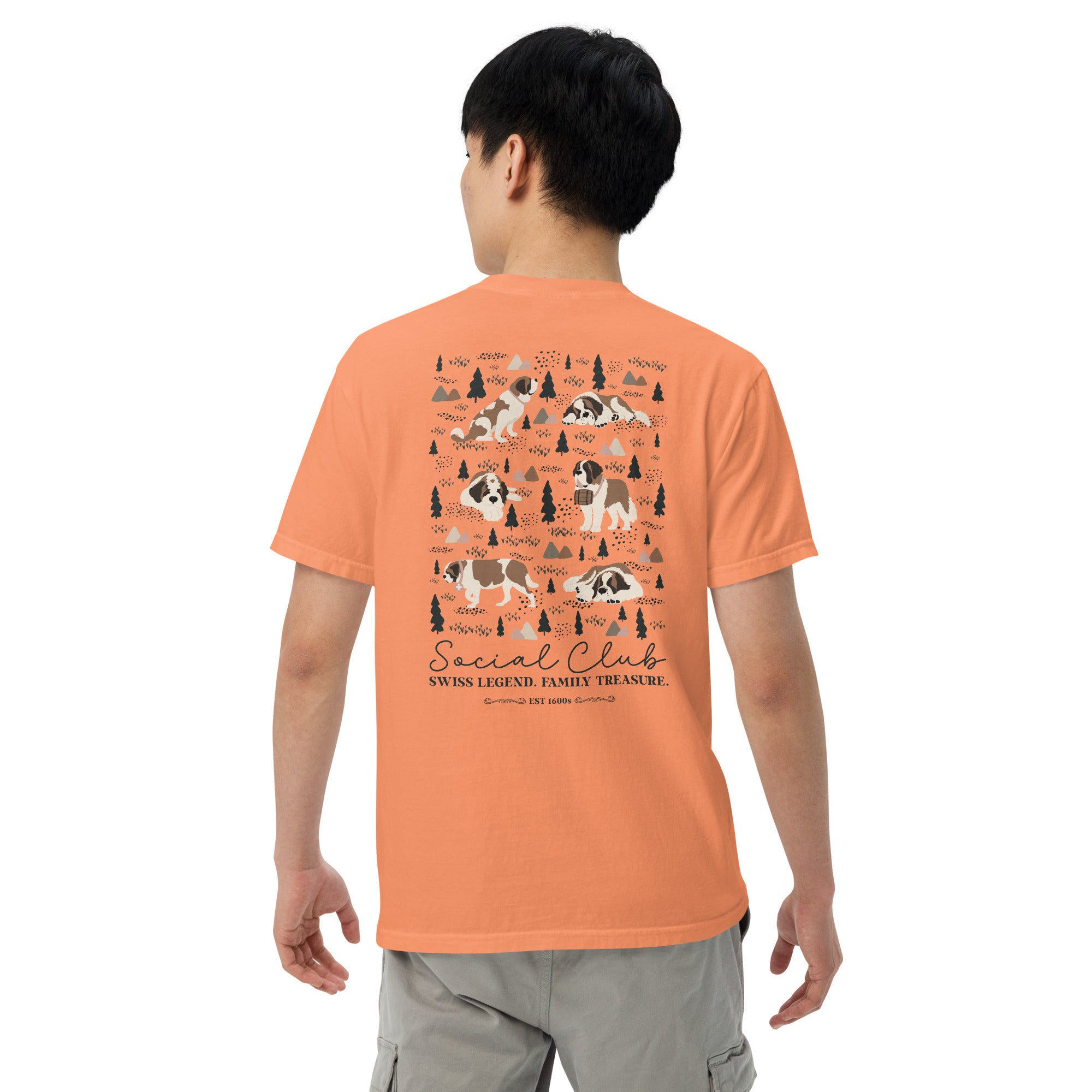 Saint Bernard Social Club Back T-Shirt - Lights