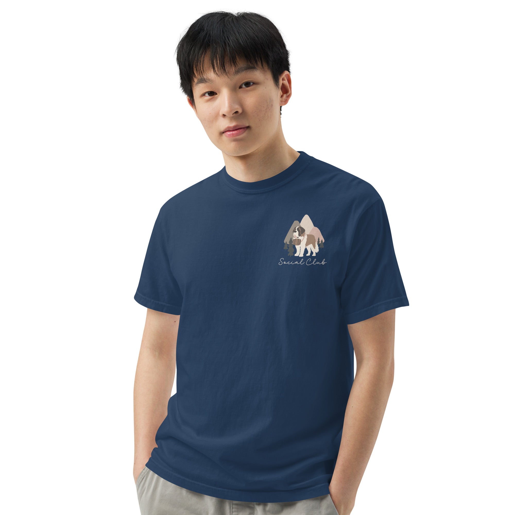 Saint Bernard Social Club Back T-Shirt - Darks