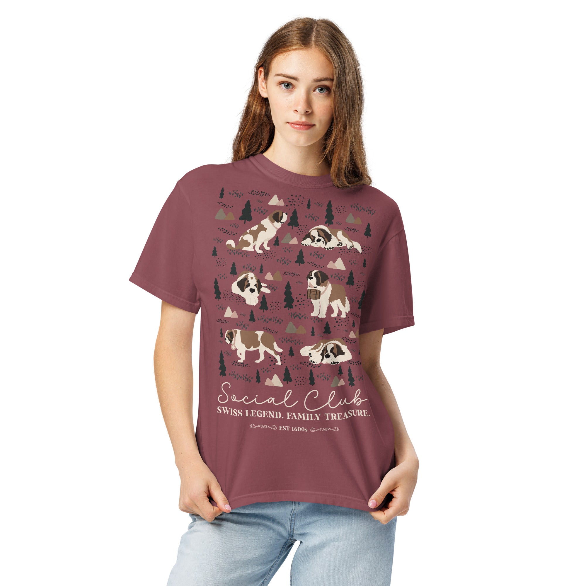 Saint Bernard Social Club T-shirt - Darks