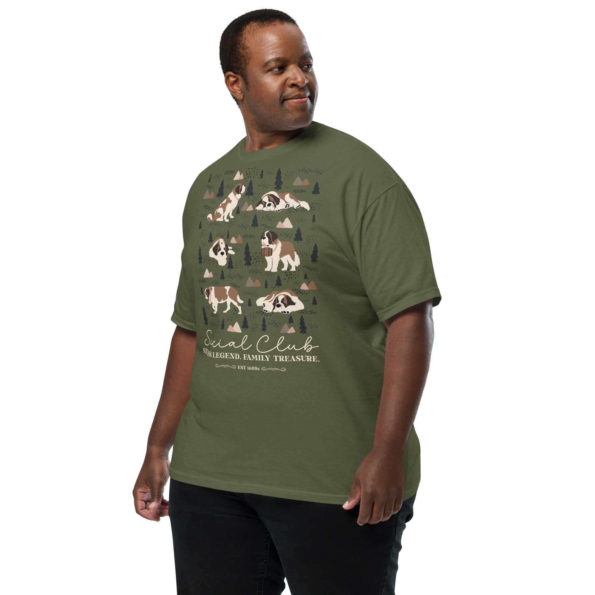 Saint Bernard Social Club T-shirt - Darks