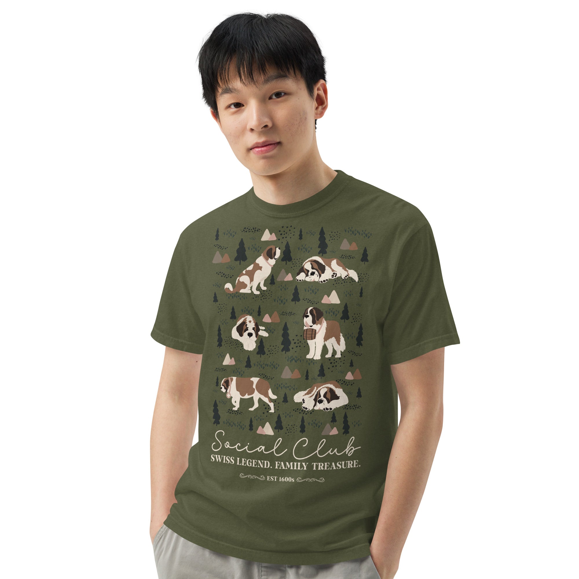 Saint Bernard Social Club T-shirt - Darks