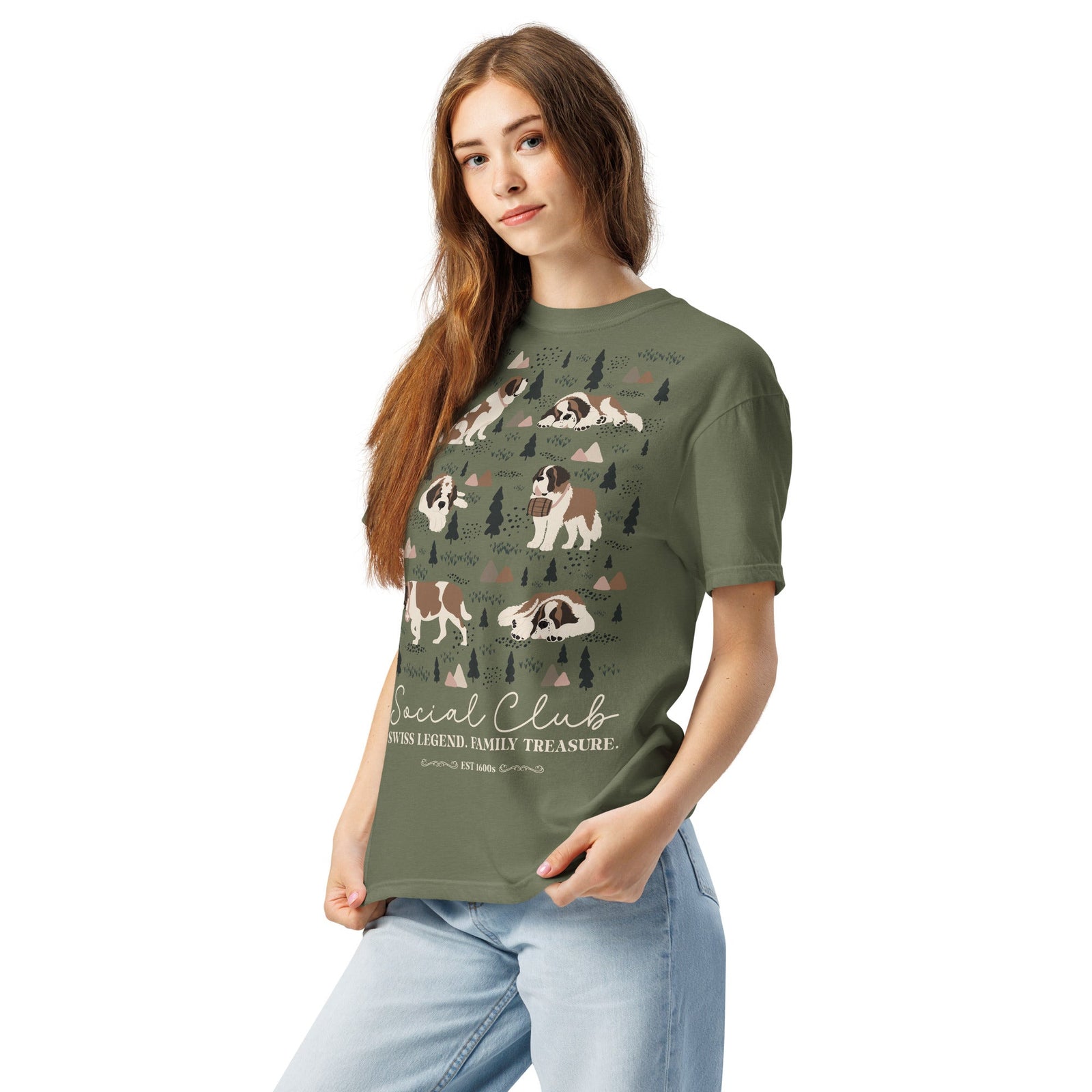 Saint Bernard Social Club T-Shirt - Lucy + Norman
