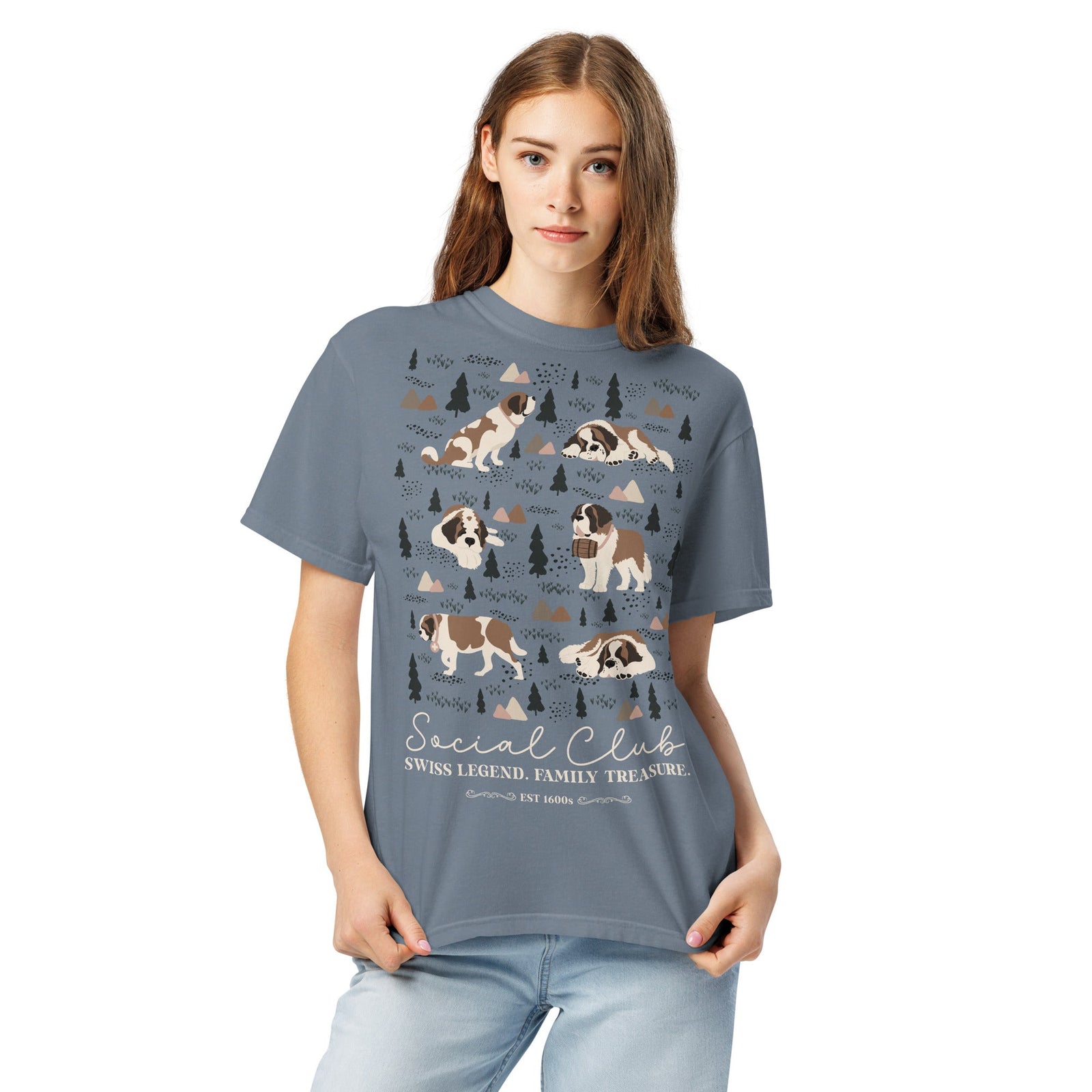 Saint Bernard Social Club T-Shirt - Lucy + Norman
