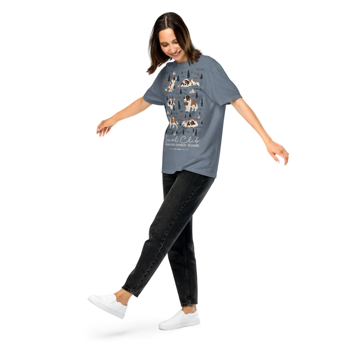 Saint Bernard Social Club T-Shirt - Lucy + Norman