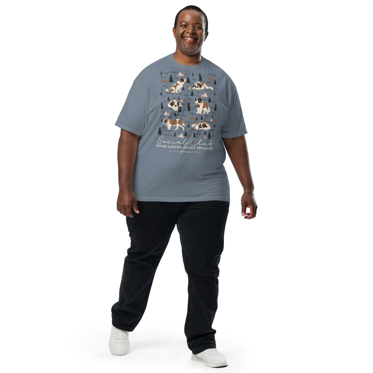 Saint Bernard Social Club T-Shirt - Lucy + Norman