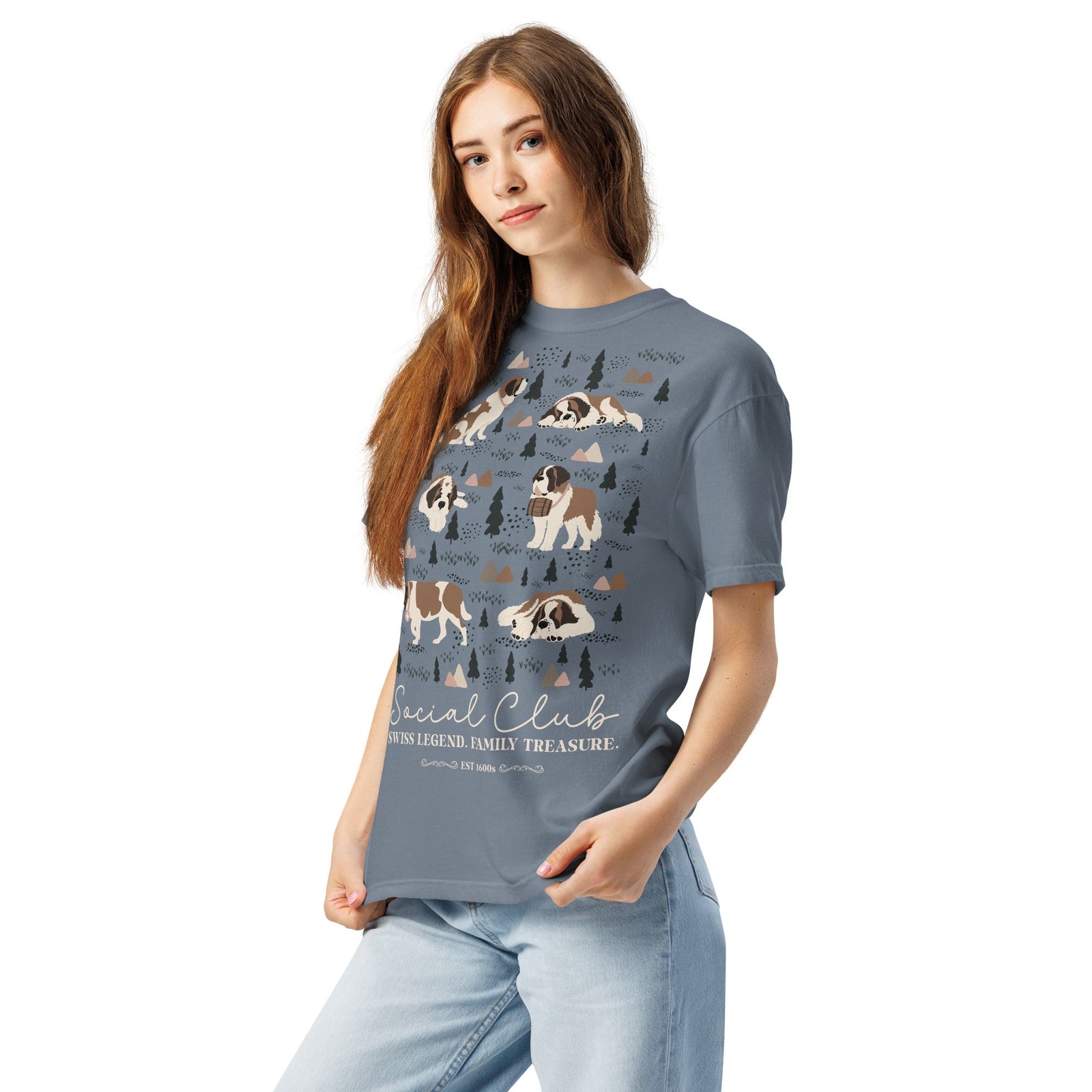 Saint Bernard Social Club T-Shirt - Lucy + Norman