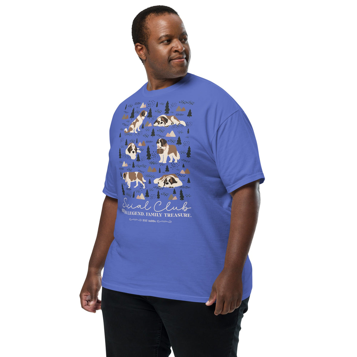 Saint Bernard Social Club T-Shirt - Lucy + Norman