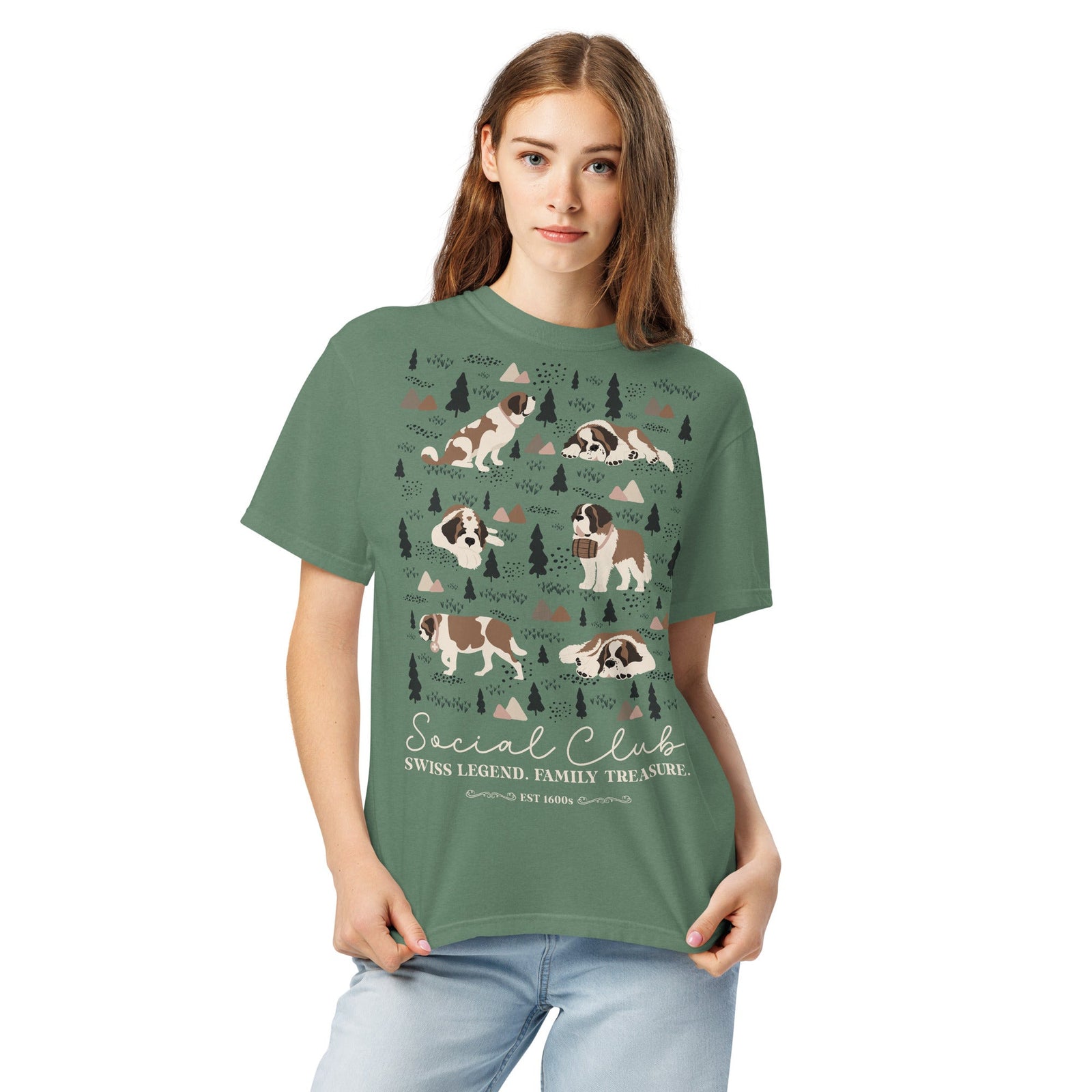 Saint Bernard Social Club T-Shirt - Lucy + Norman