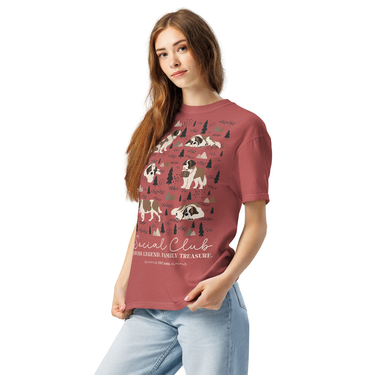 Saint Bernard Social Club T-Shirt - Lucy + Norman