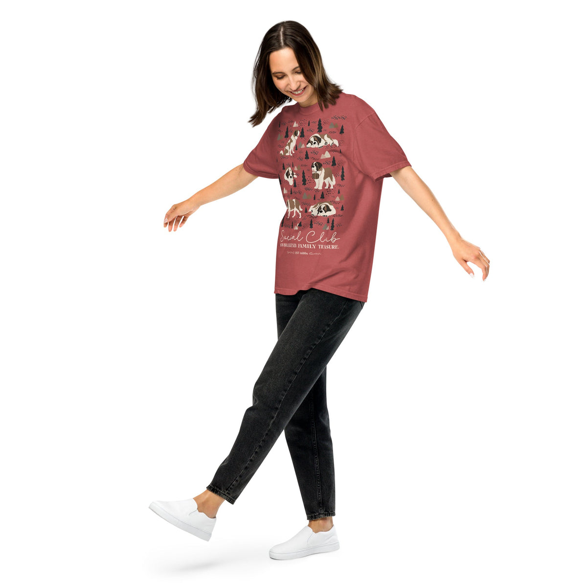 Saint Bernard Social Club T-Shirt - Lucy + Norman