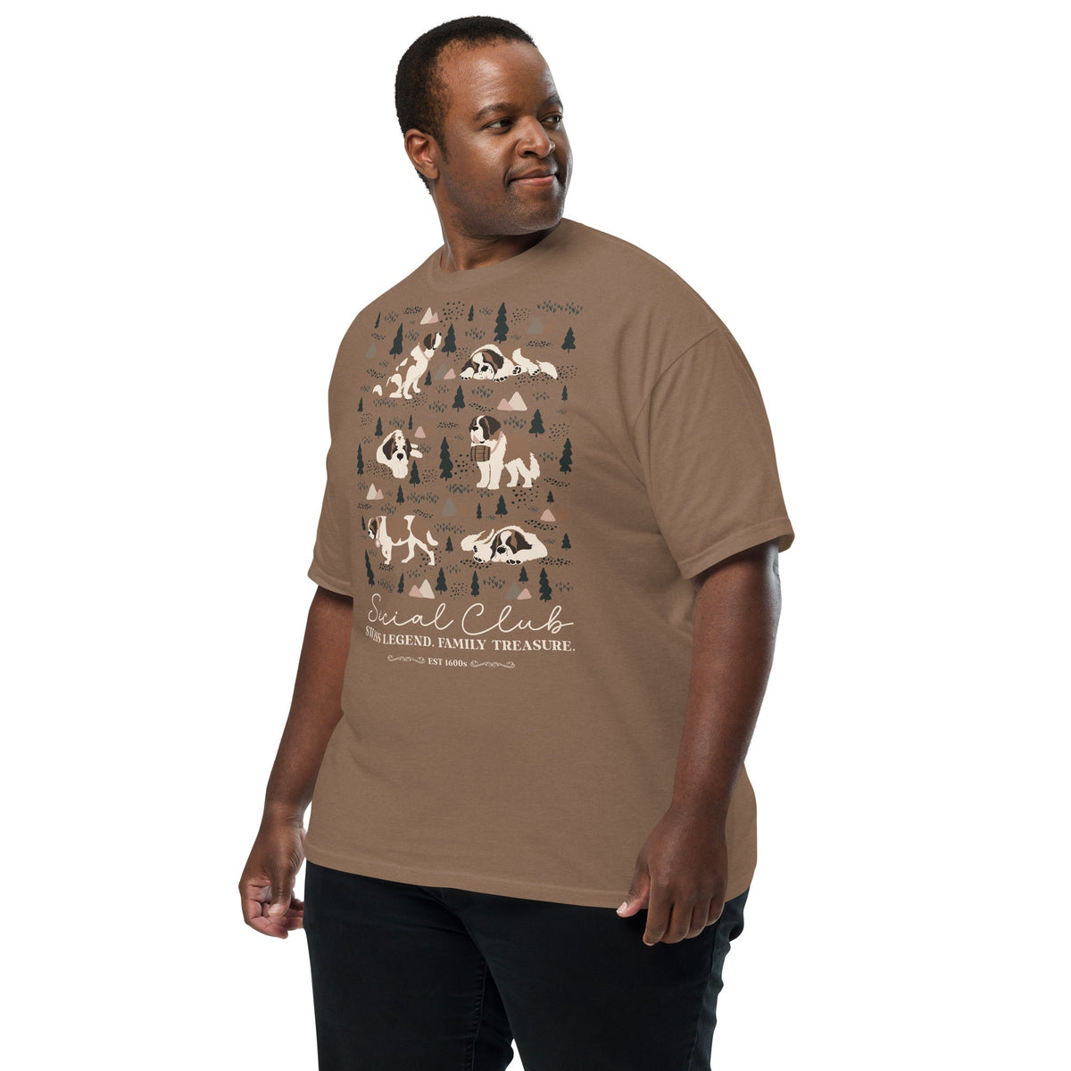 Saint Bernard Social Club T-Shirt - Lucy + Norman