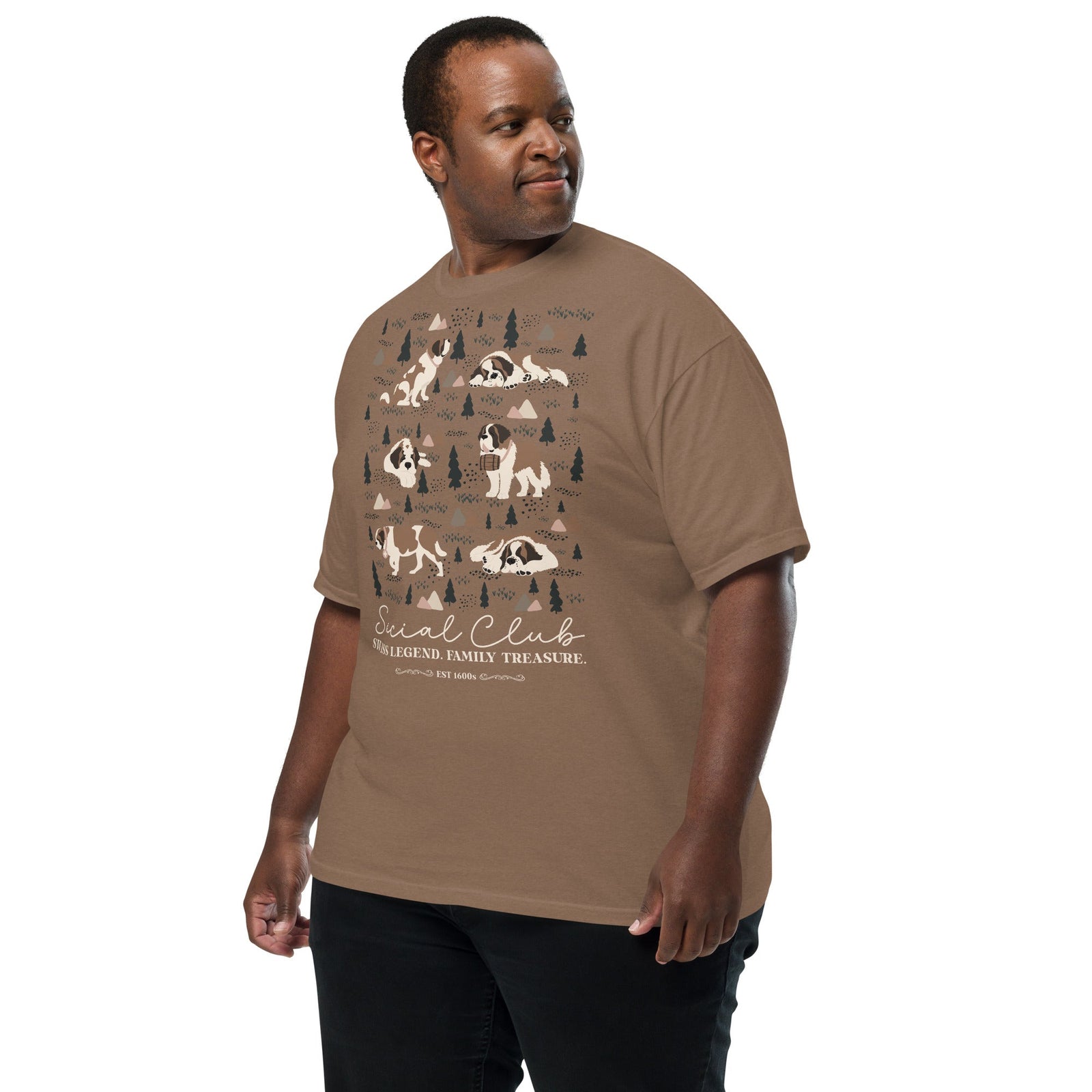Saint Bernard Social Club T-Shirt - Lucy + Norman