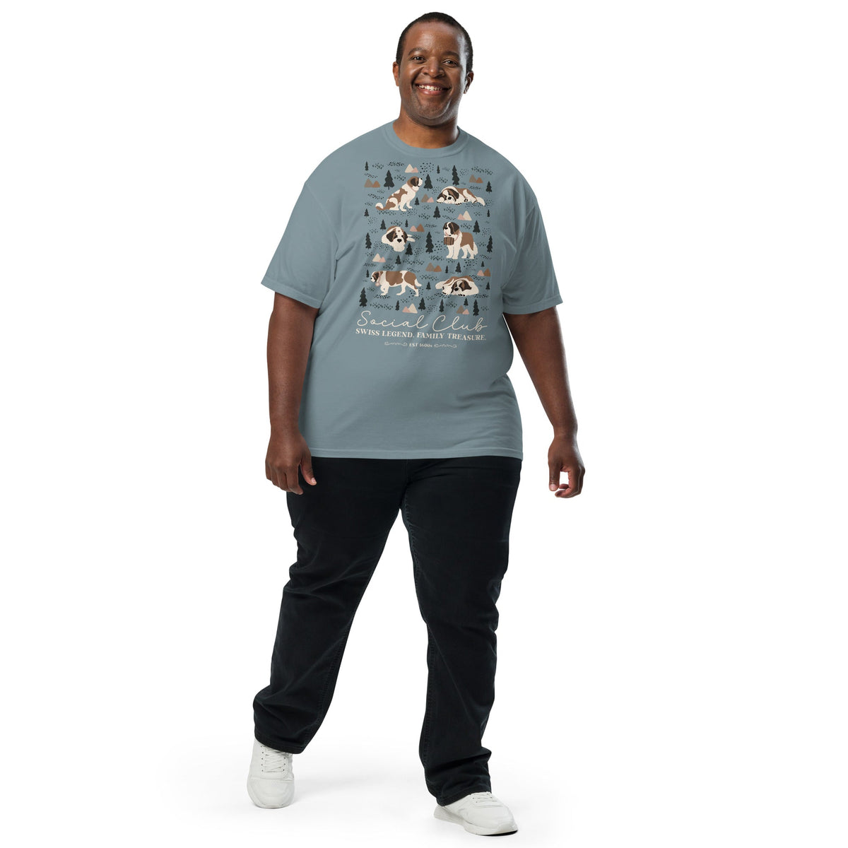 Saint Bernard Social Club T-Shirt - Lucy + Norman