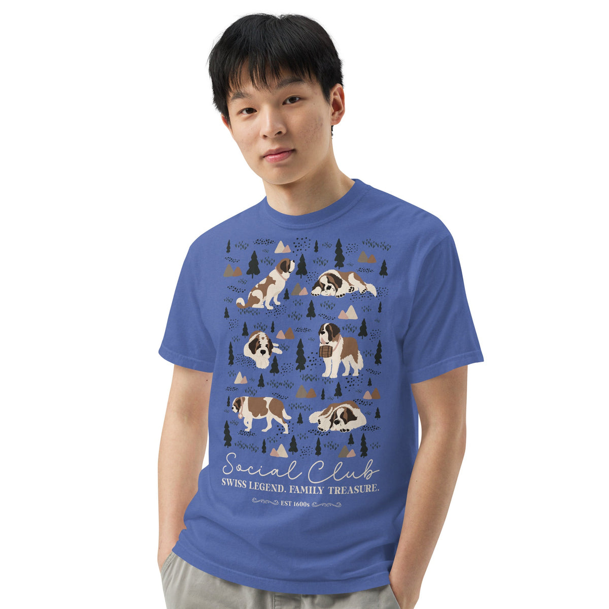 Saint Bernard Social Club T-Shirt - Lucy + Norman