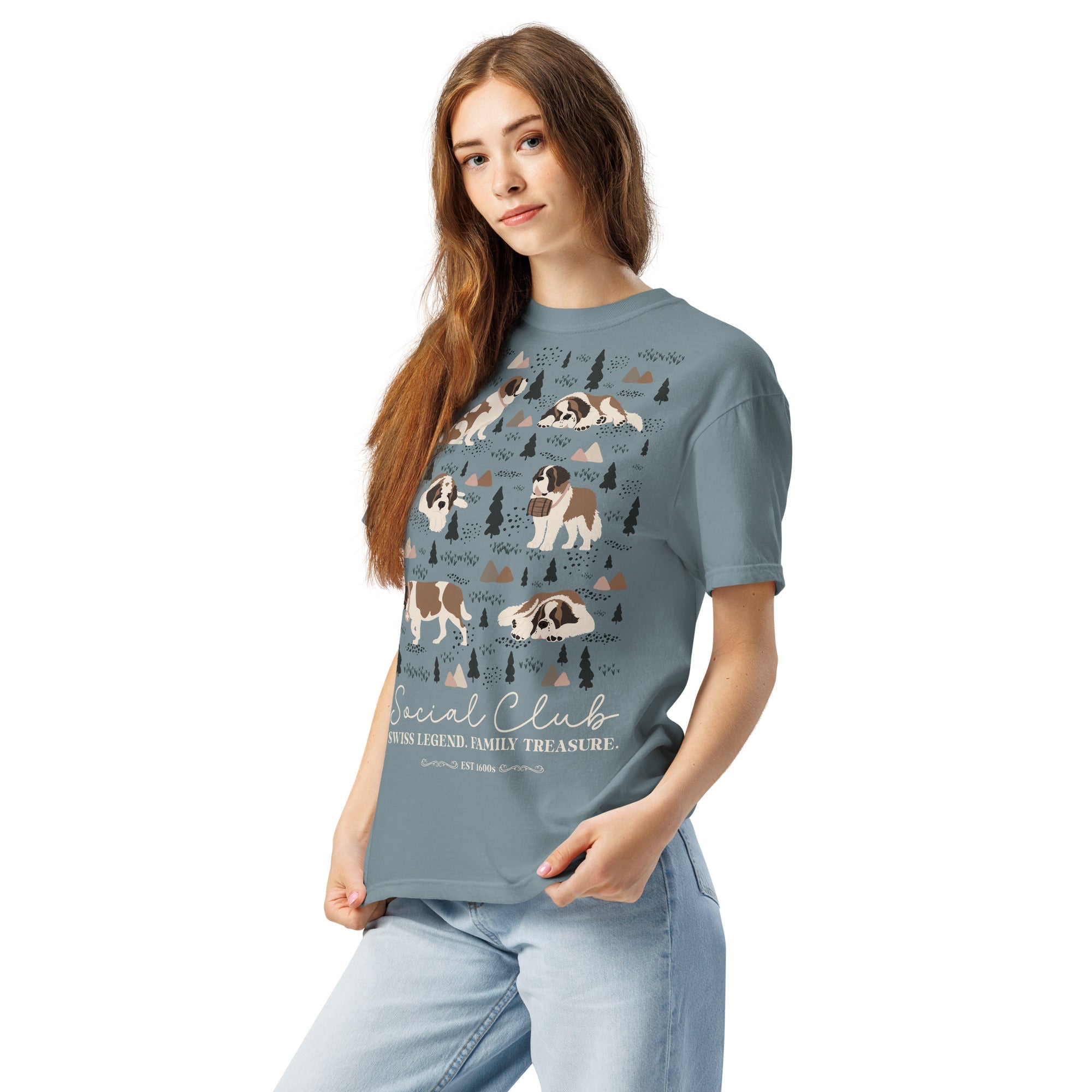 Saint Bernard Social Club T-Shirt - Lucy + Norman