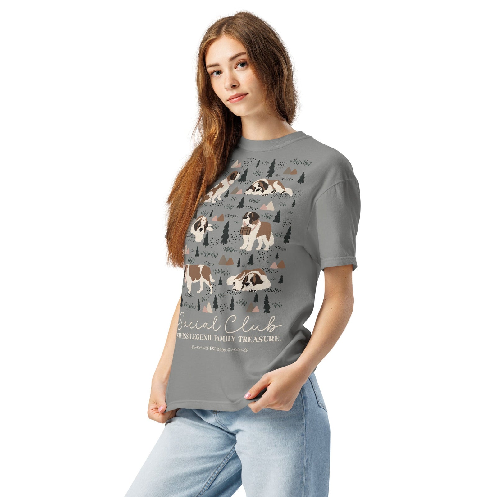 Saint Bernard Social Club T-Shirt - Lucy + Norman
