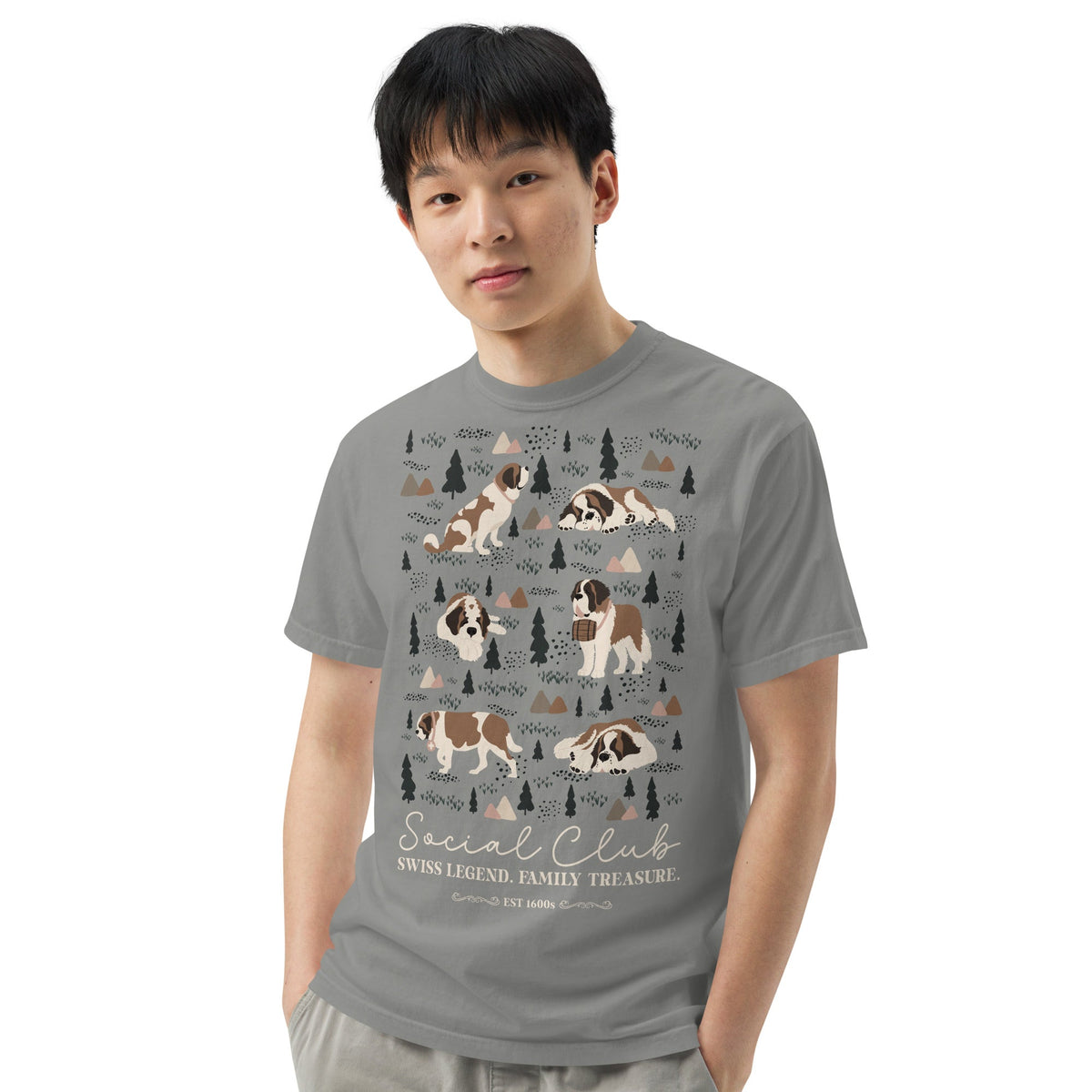 Saint Bernard Social Club T-Shirt - Lucy + Norman
