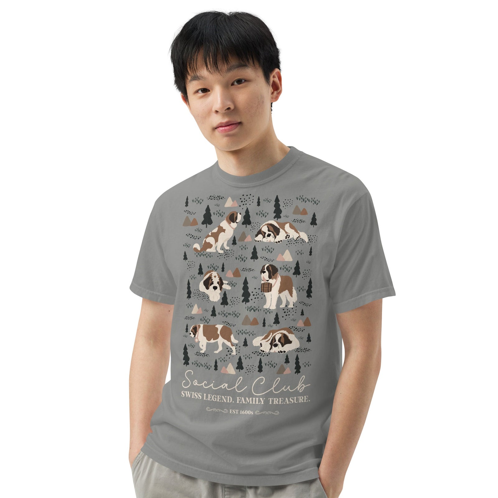 Saint Bernard Social Club T-Shirt - Lucy + Norman