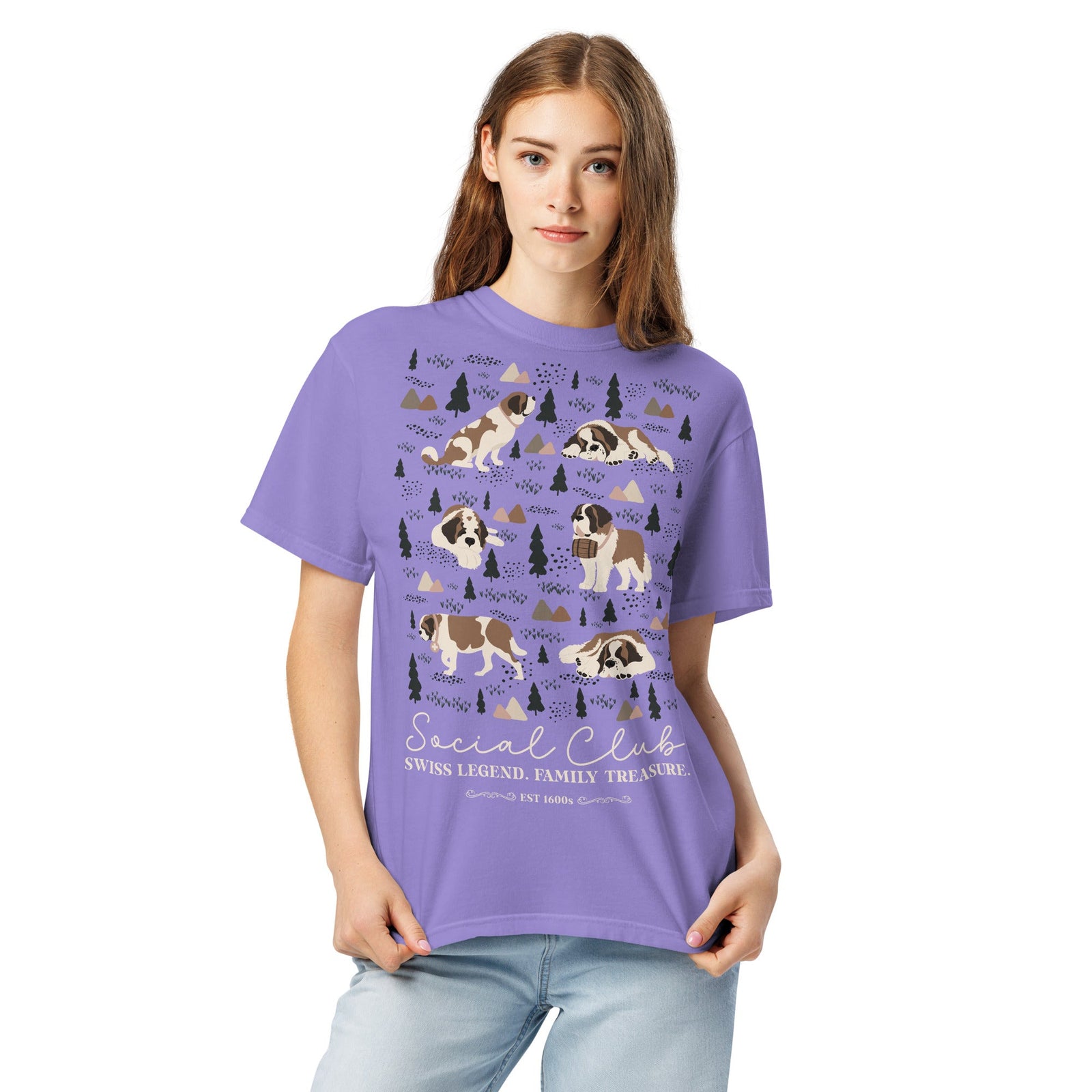Saint Bernard Social Club T-Shirt - Lucy + Norman