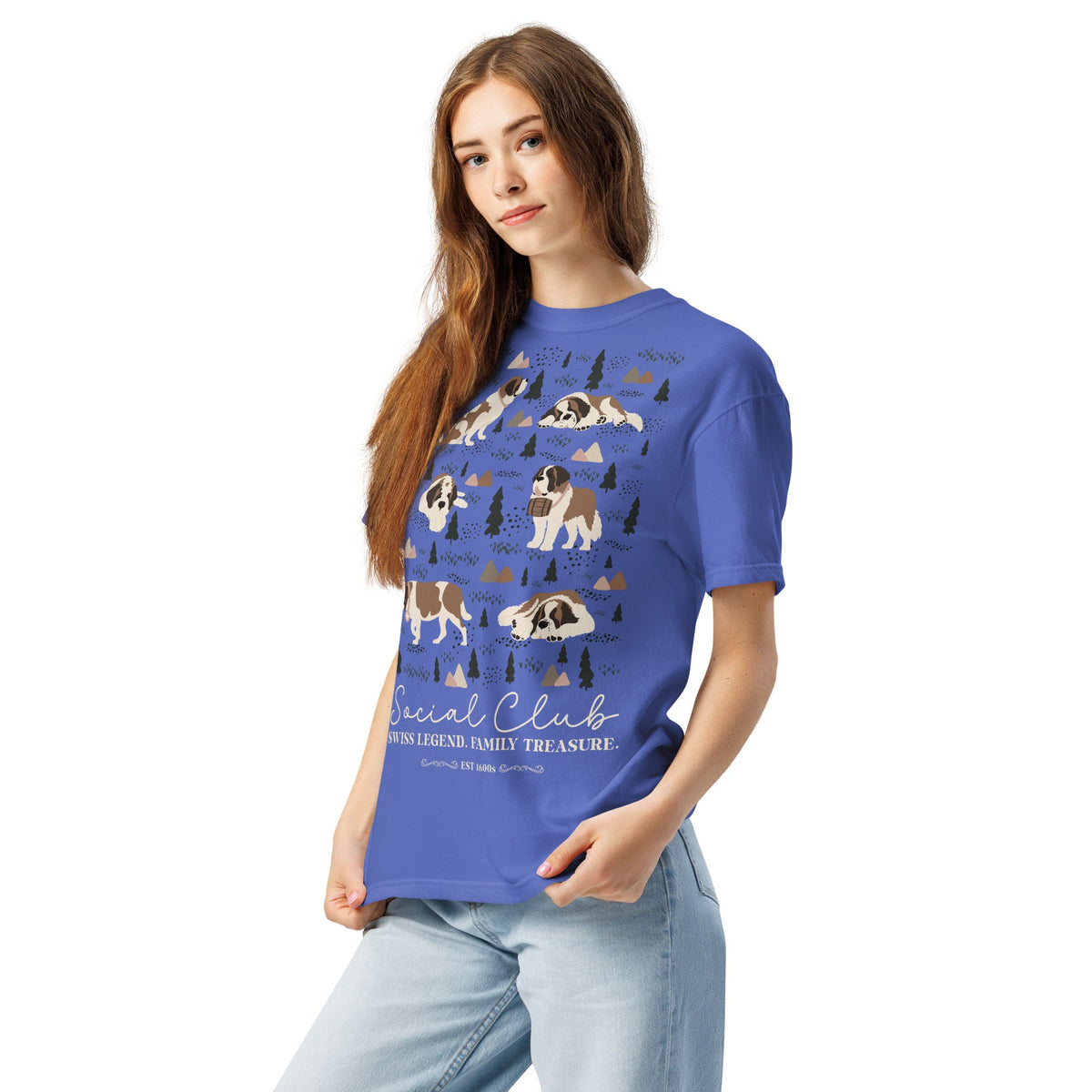 Saint Bernard Social Club T-Shirt - Lucy + Norman