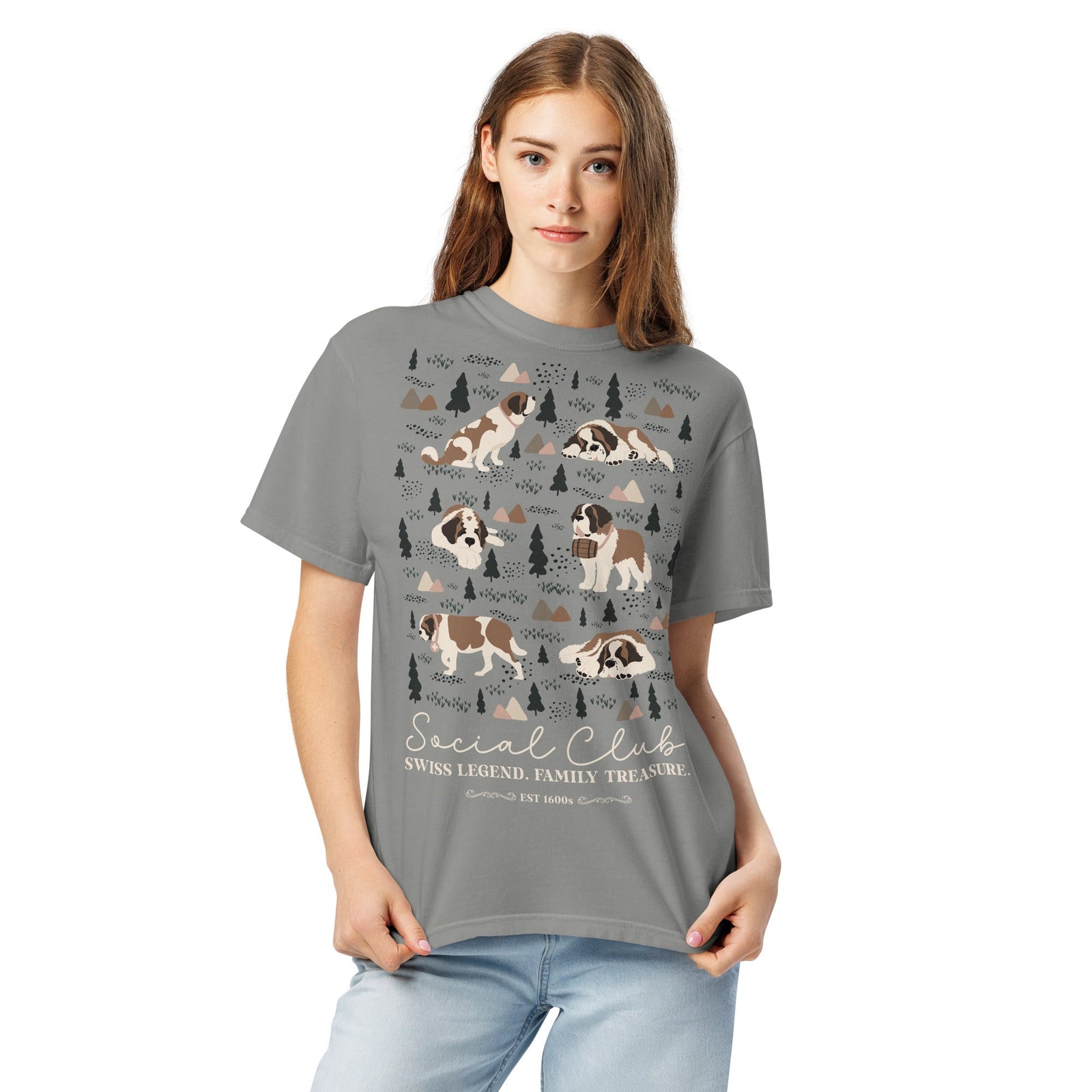 Saint Bernard Social Club T-Shirt - Lucy + Norman
