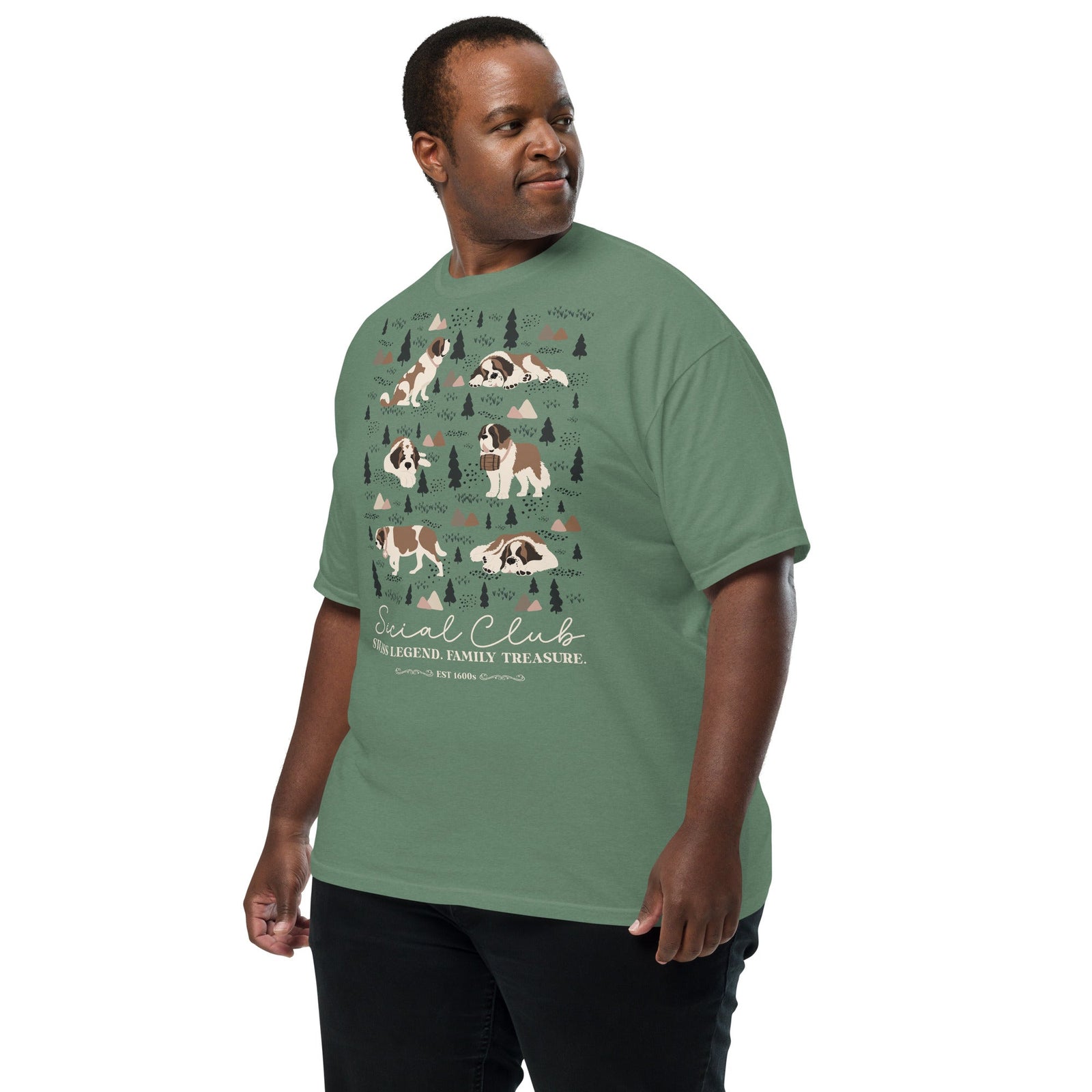 Saint Bernard Social Club T-Shirt - Lucy + Norman
