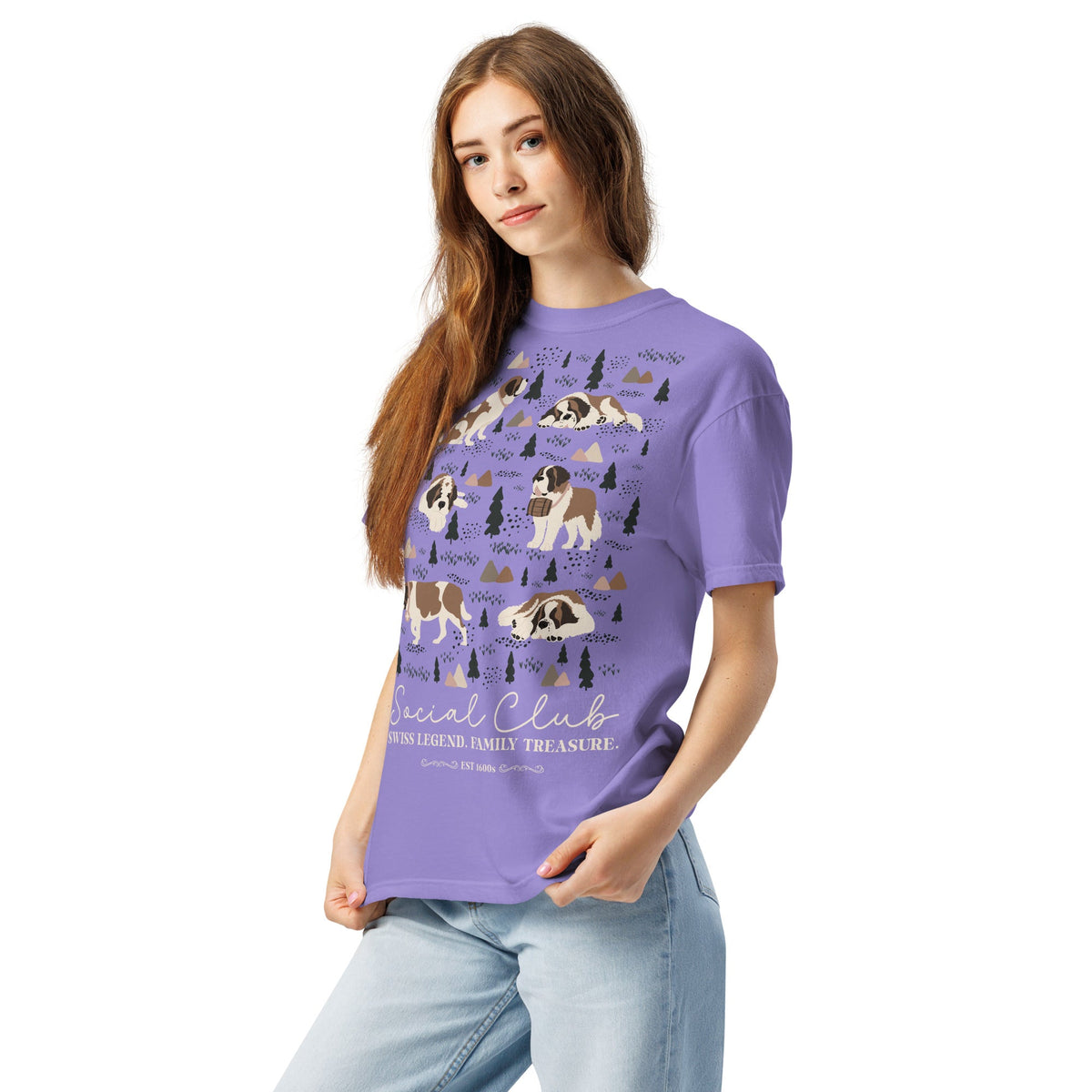 Saint Bernard Social Club T-Shirt - Lucy + Norman