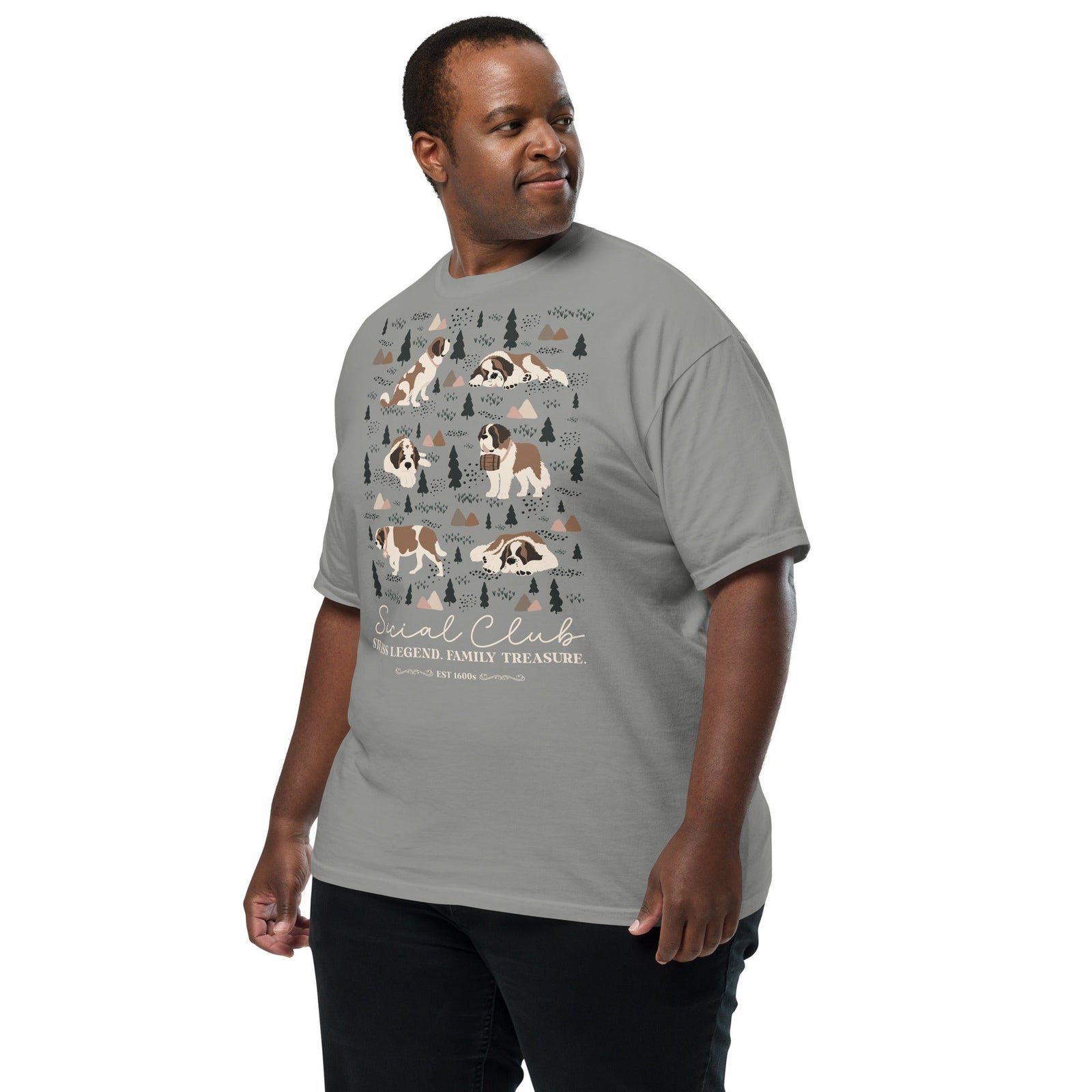 Saint Bernard Social Club T-Shirt - Lucy + Norman