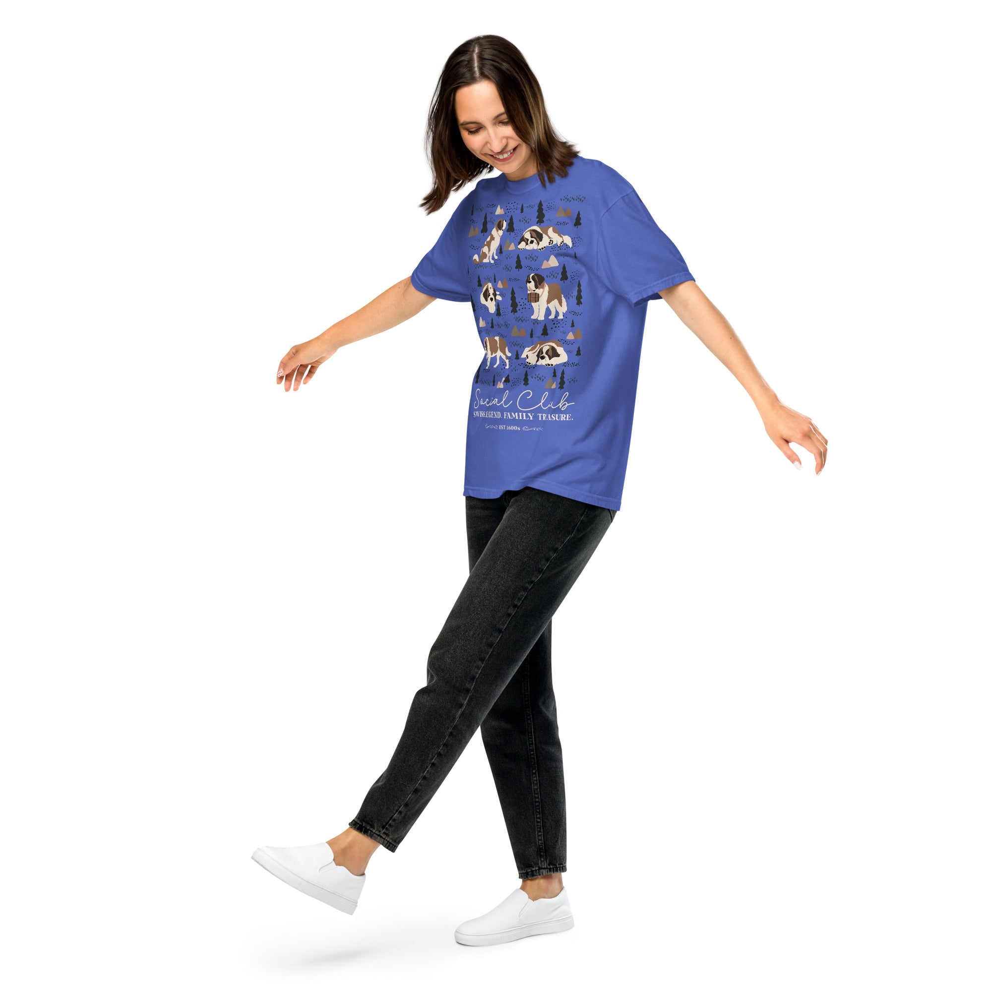 Saint Bernard Social Club T-Shirt - Lucy + Norman