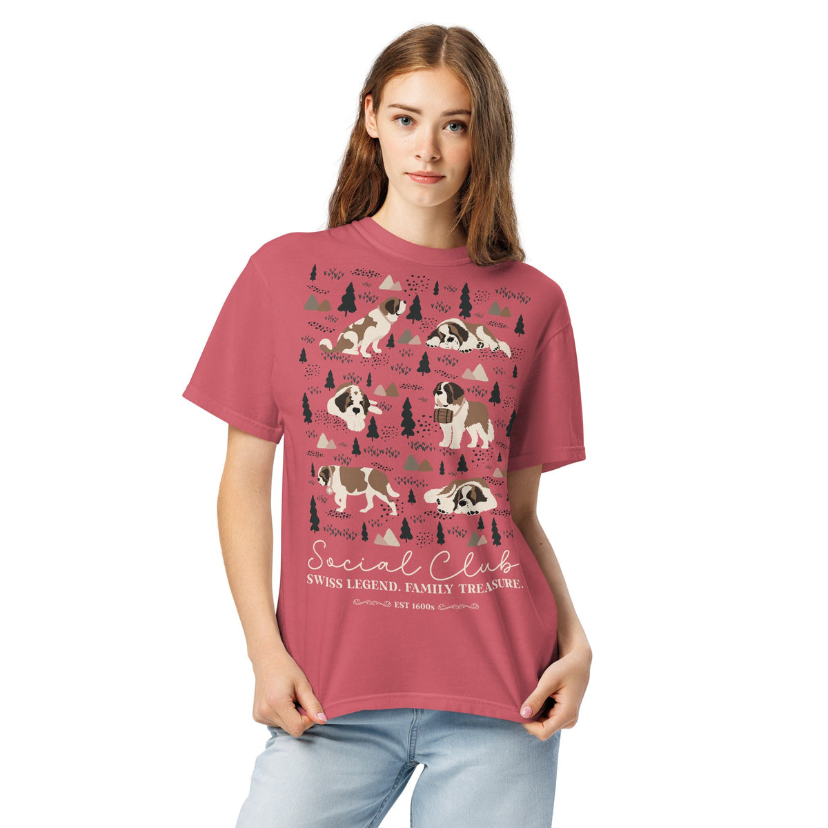 Saint Bernard Social Club T-Shirt - Lucy + Norman