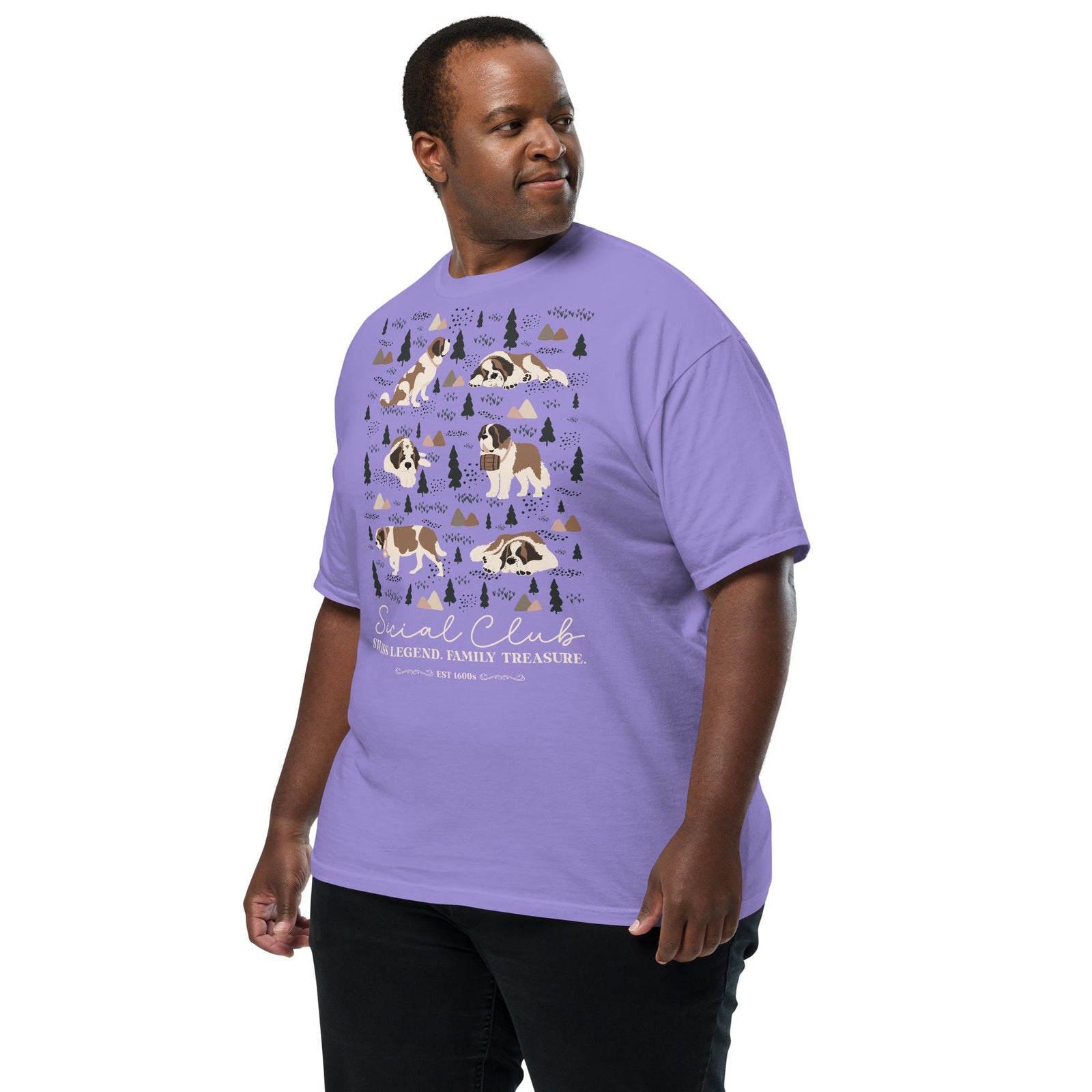Saint Bernard Social Club T-Shirt - Lucy + Norman