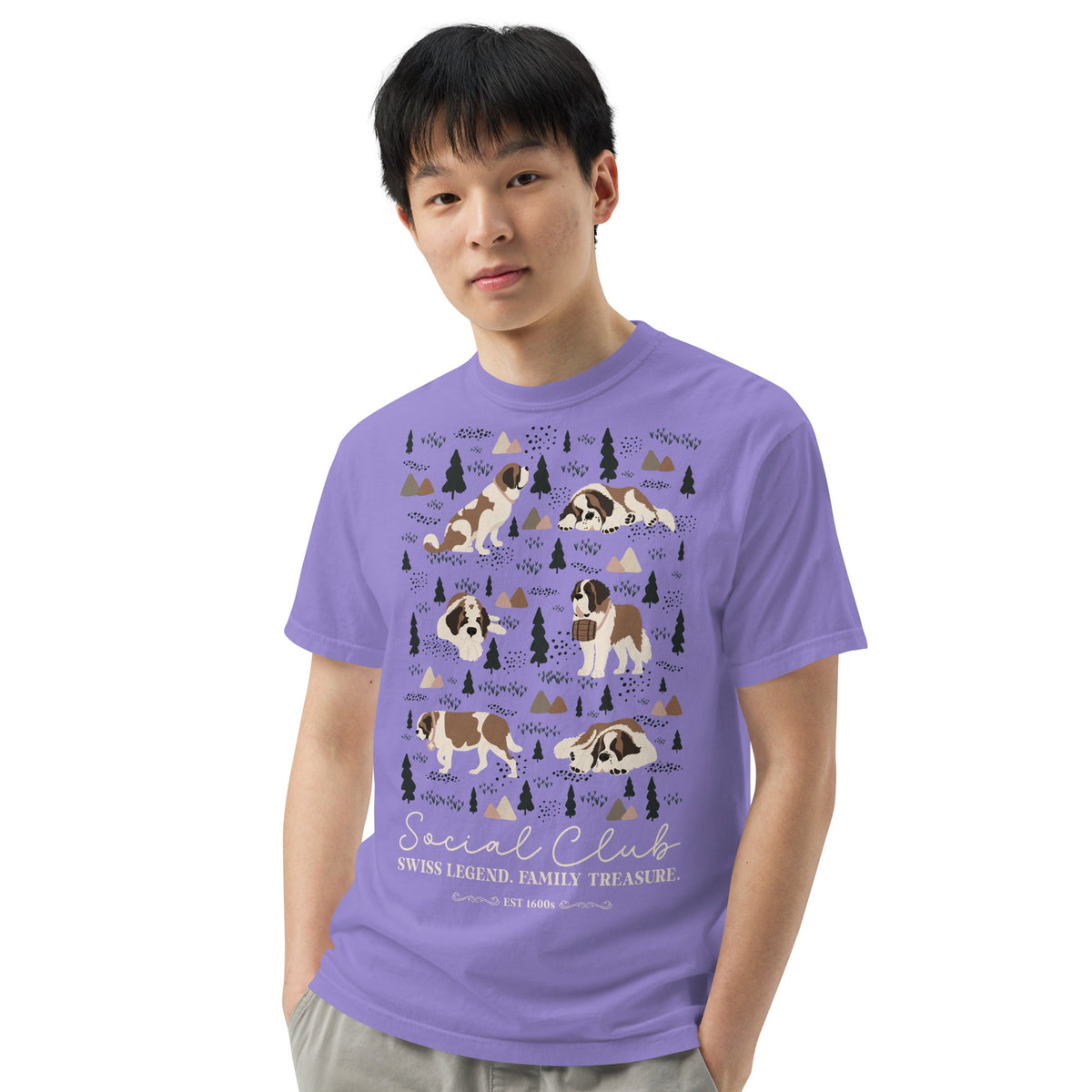 Saint Bernard Social Club T-Shirt - Lucy + Norman