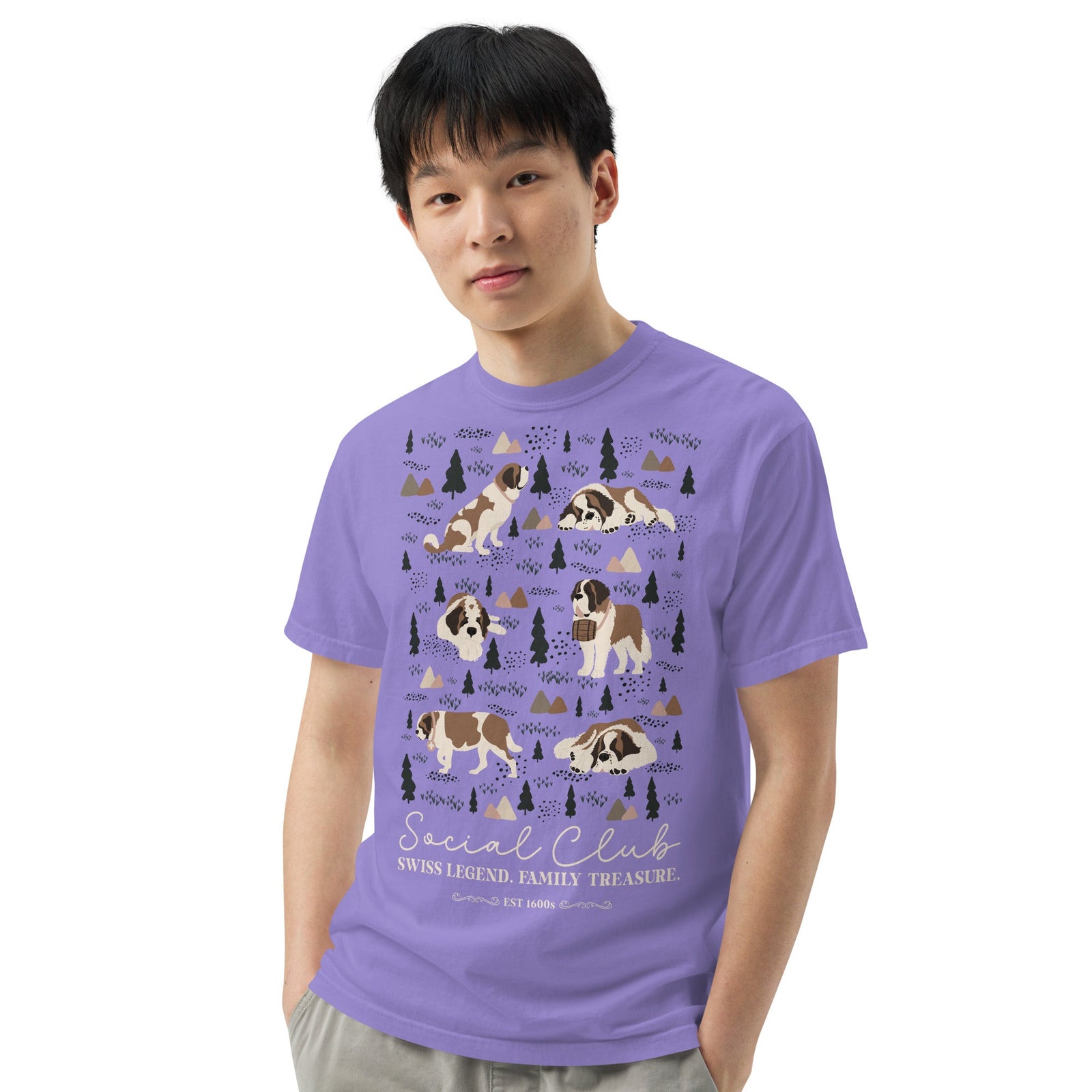 Saint Bernard Social Club T-Shirt - Lucy + Norman