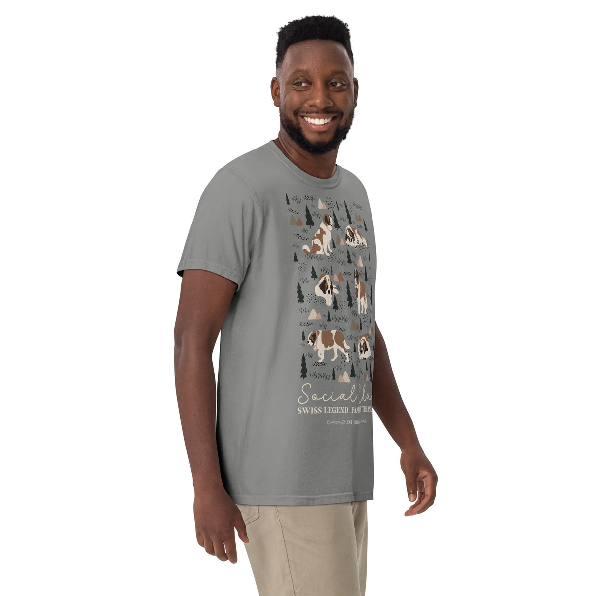 Saint Bernard Social Club T-Shirt - Lucy + Norman