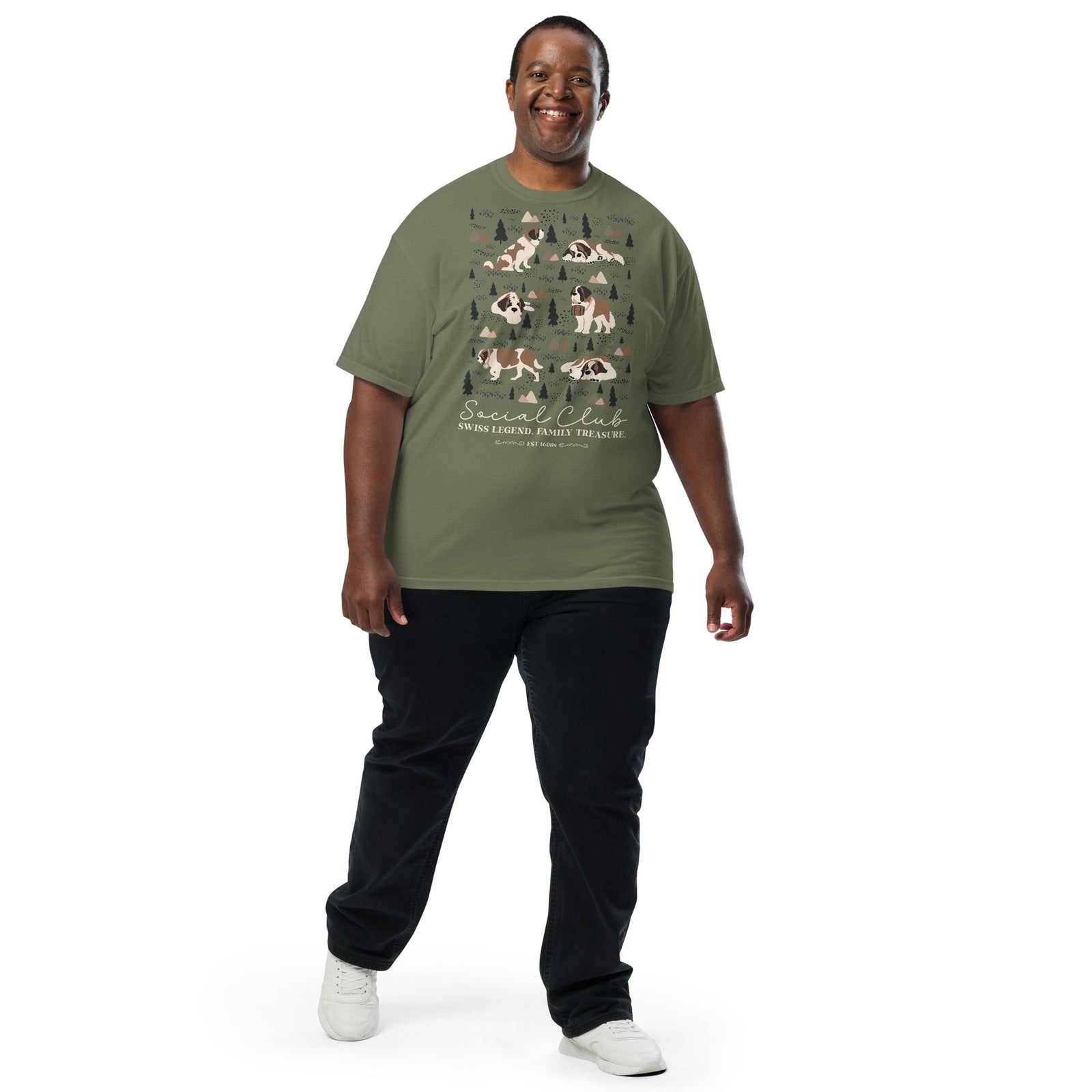 Saint Bernard Social Club T-Shirt - Lucy + Norman