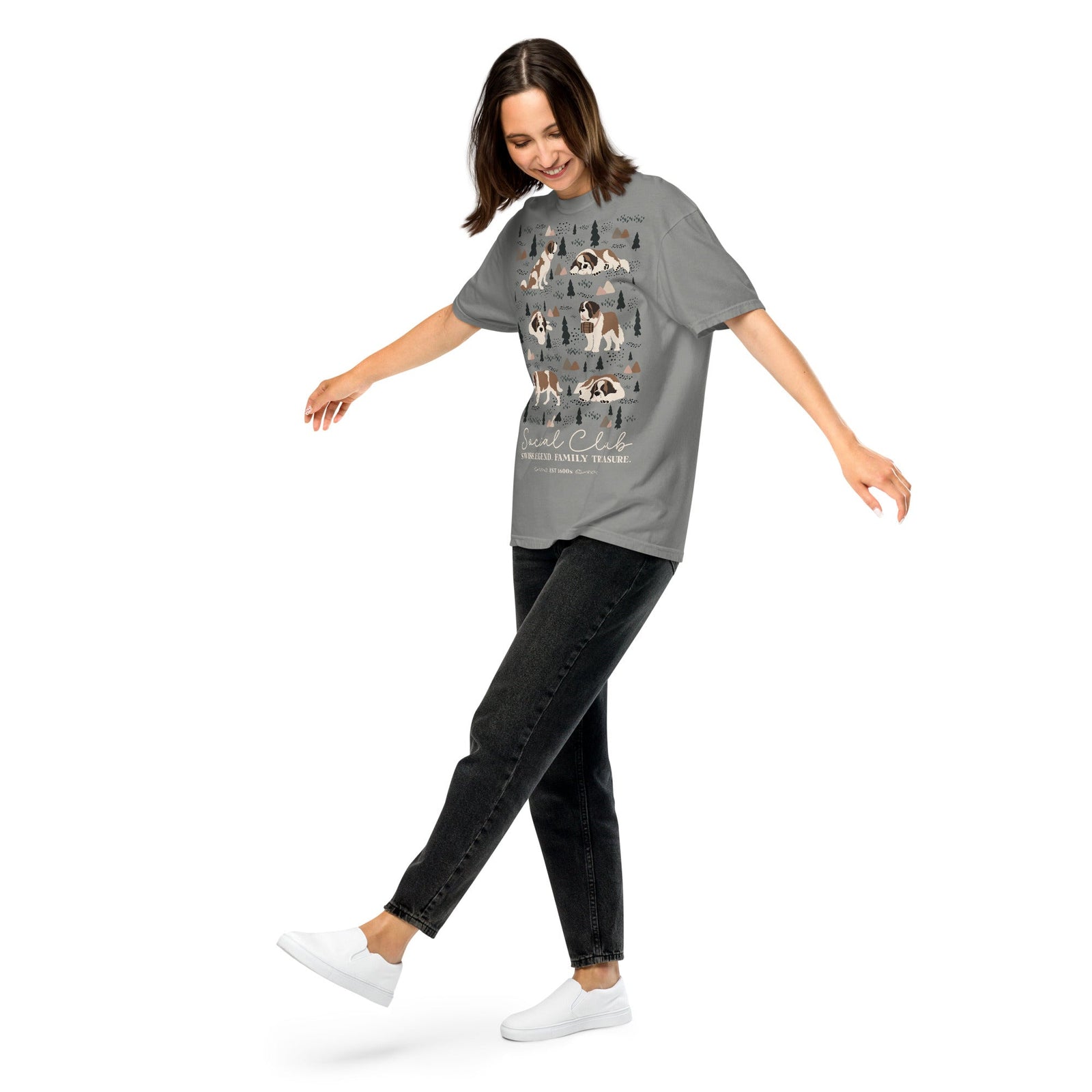 Saint Bernard Social Club T-Shirt - Lucy + Norman