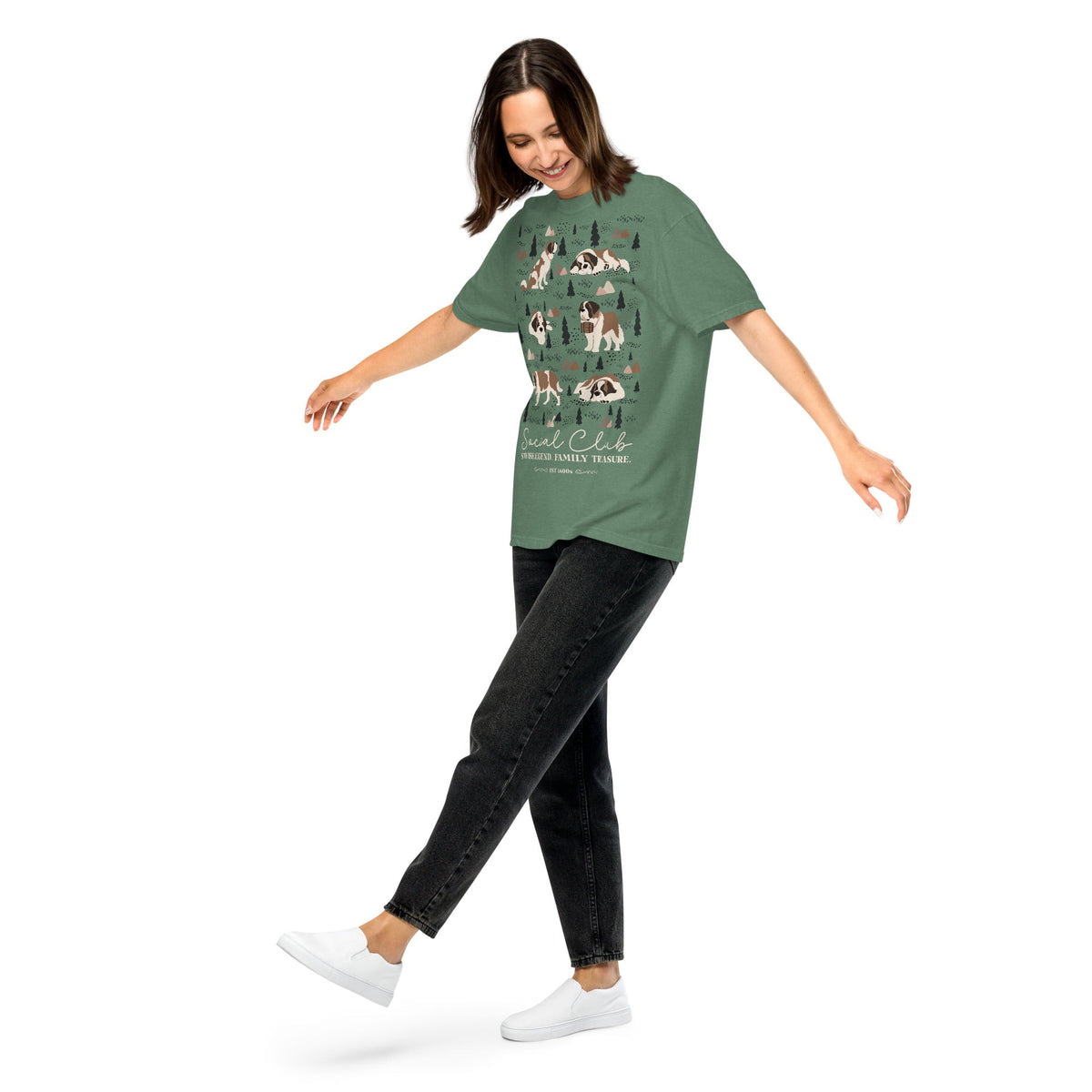 Saint Bernard Social Club T-Shirt - Lucy + Norman