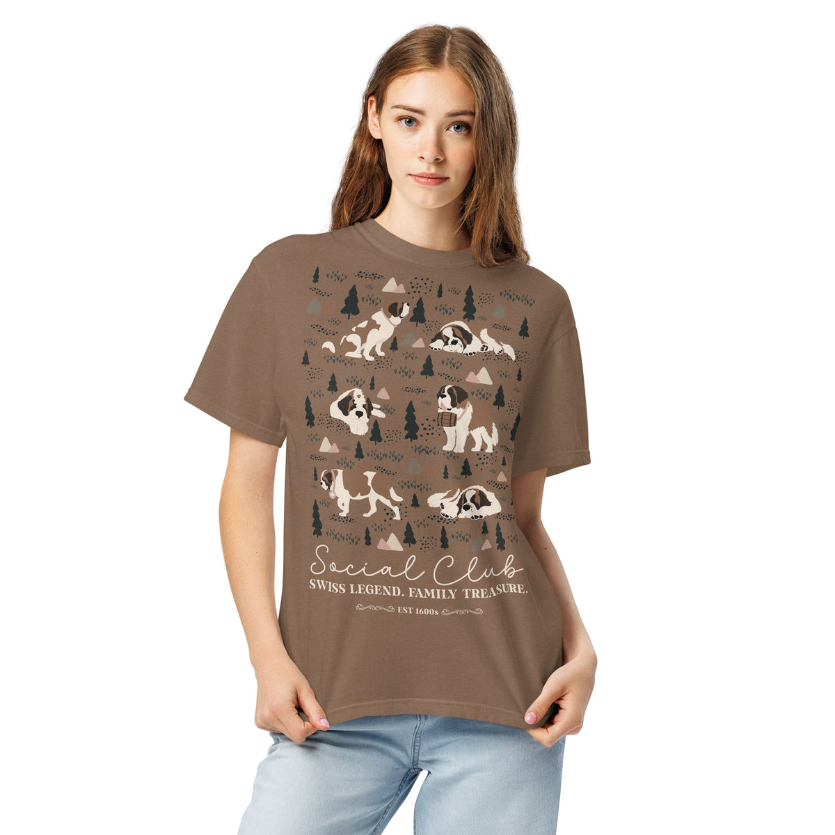 Saint Bernard Social Club T-Shirt - Lucy + Norman