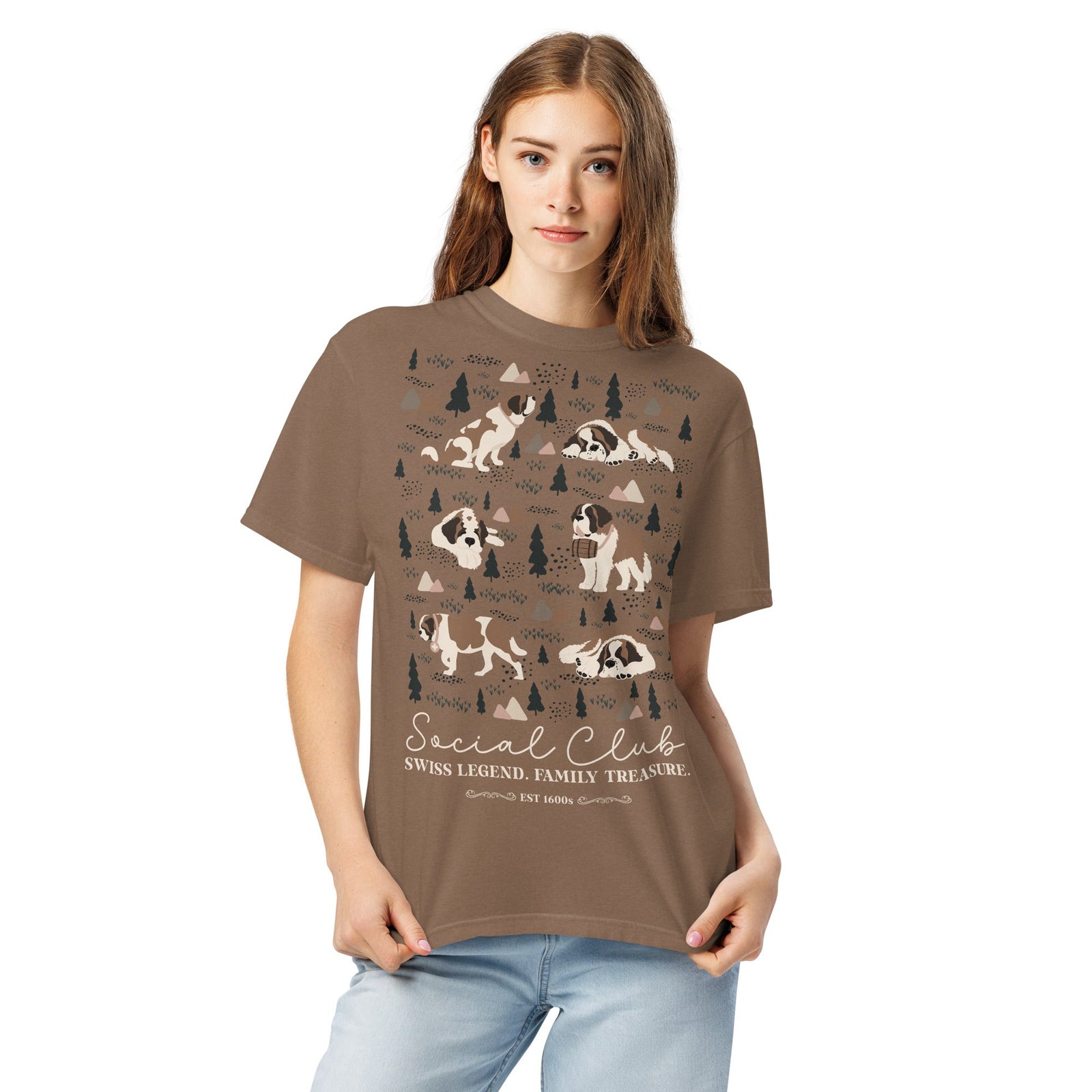 Saint Bernard Social Club T-Shirt - Lucy + Norman