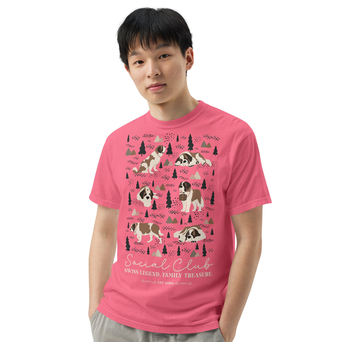 Saint Bernard Social Club T-Shirt - Lucy + Norman