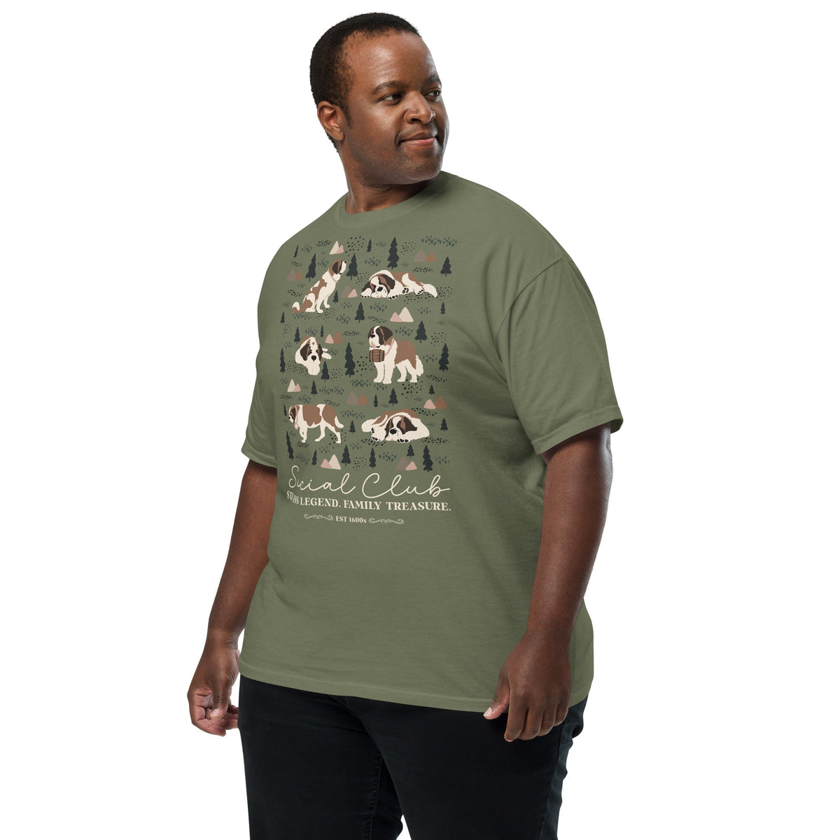 Saint Bernard Social Club T-Shirt - Lucy + Norman