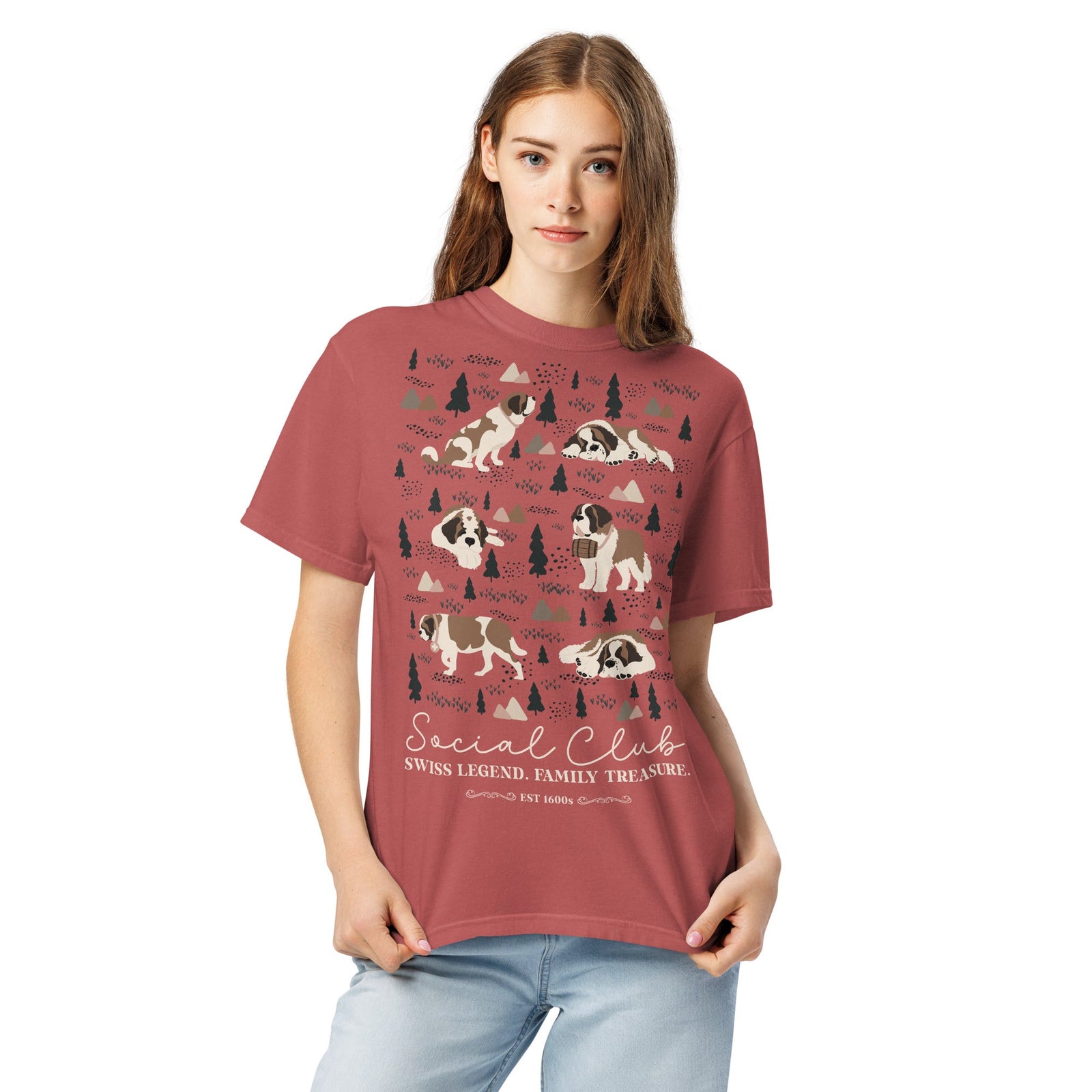 Saint Bernard Social Club T-Shirt - Lucy + Norman