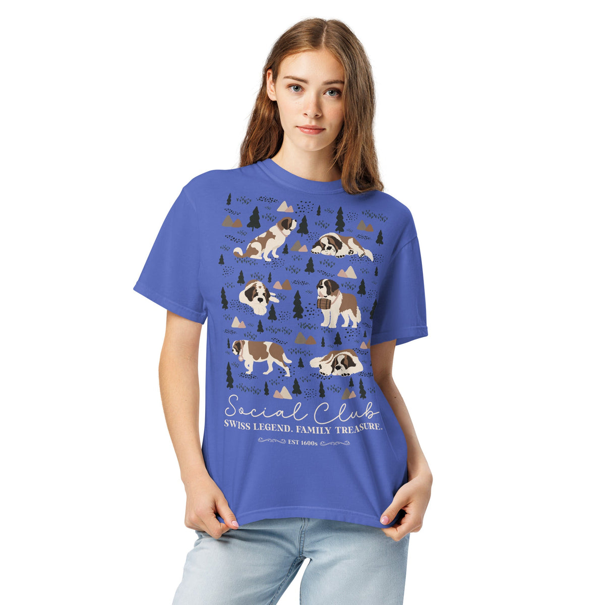 Saint Bernard Social Club T-Shirt - Lucy + Norman